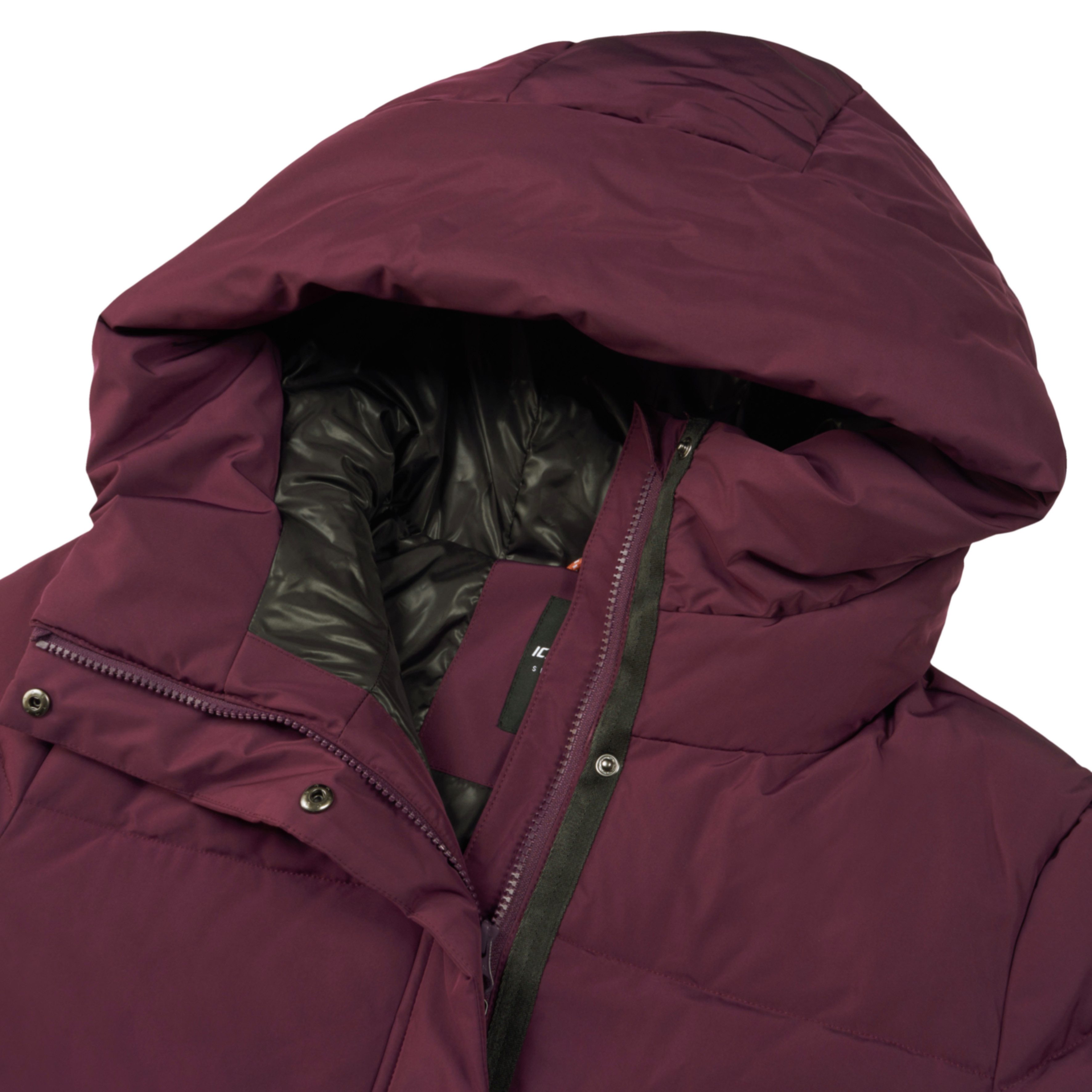 Icepeak Gewatteerde jas ADDIA met merkleerpatch op de bovenarm (1-delig)