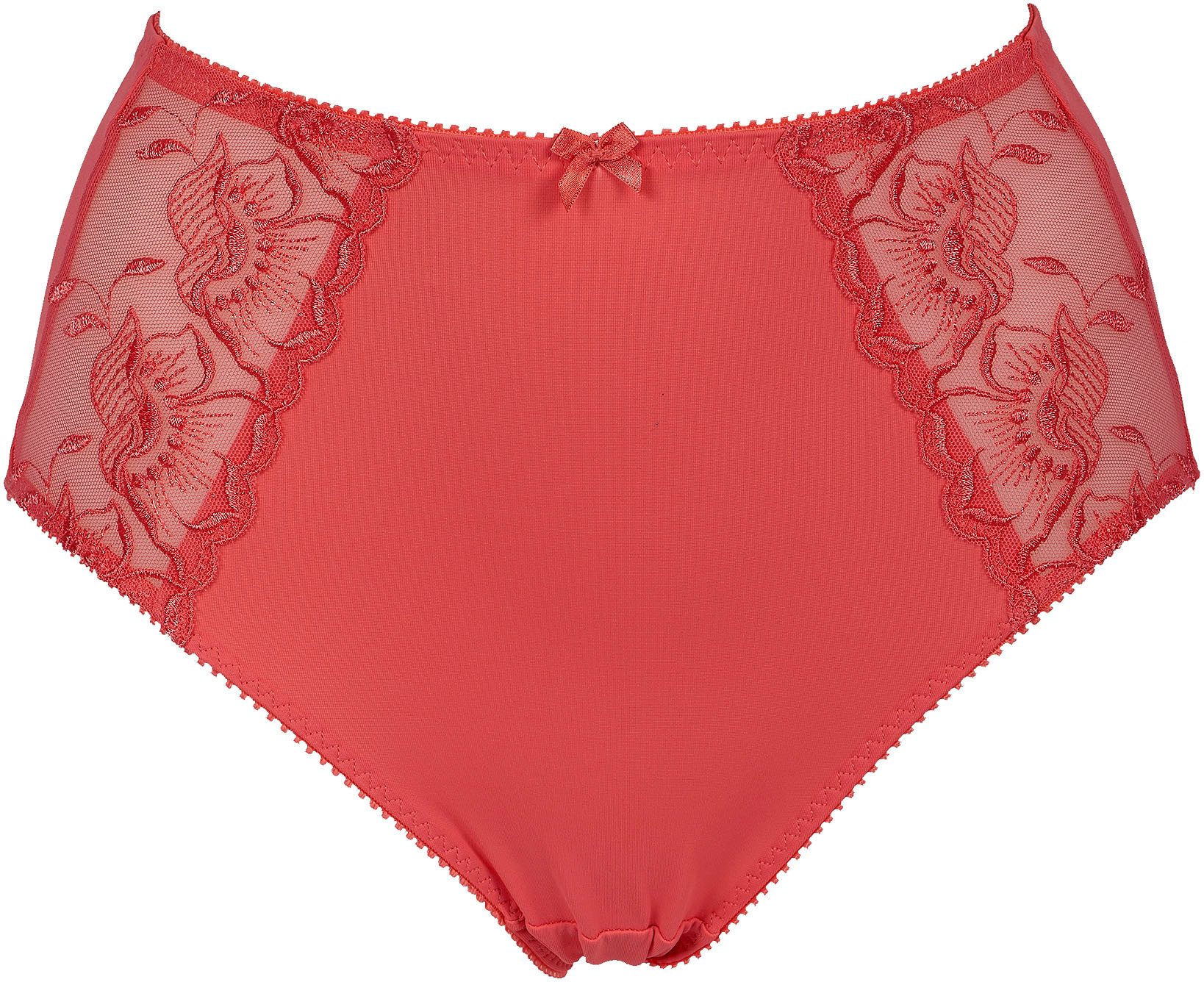 Elbrina High-waist-slip Embroidery met delicate kantapplicatie