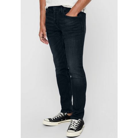 NU 20% KORTING: ONLY & SONS Slim fit jeans ONSWEFT REG. D. GREY 6458 JEANS VD