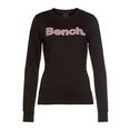 bench. sweater raina met contrast-logopatch zwart