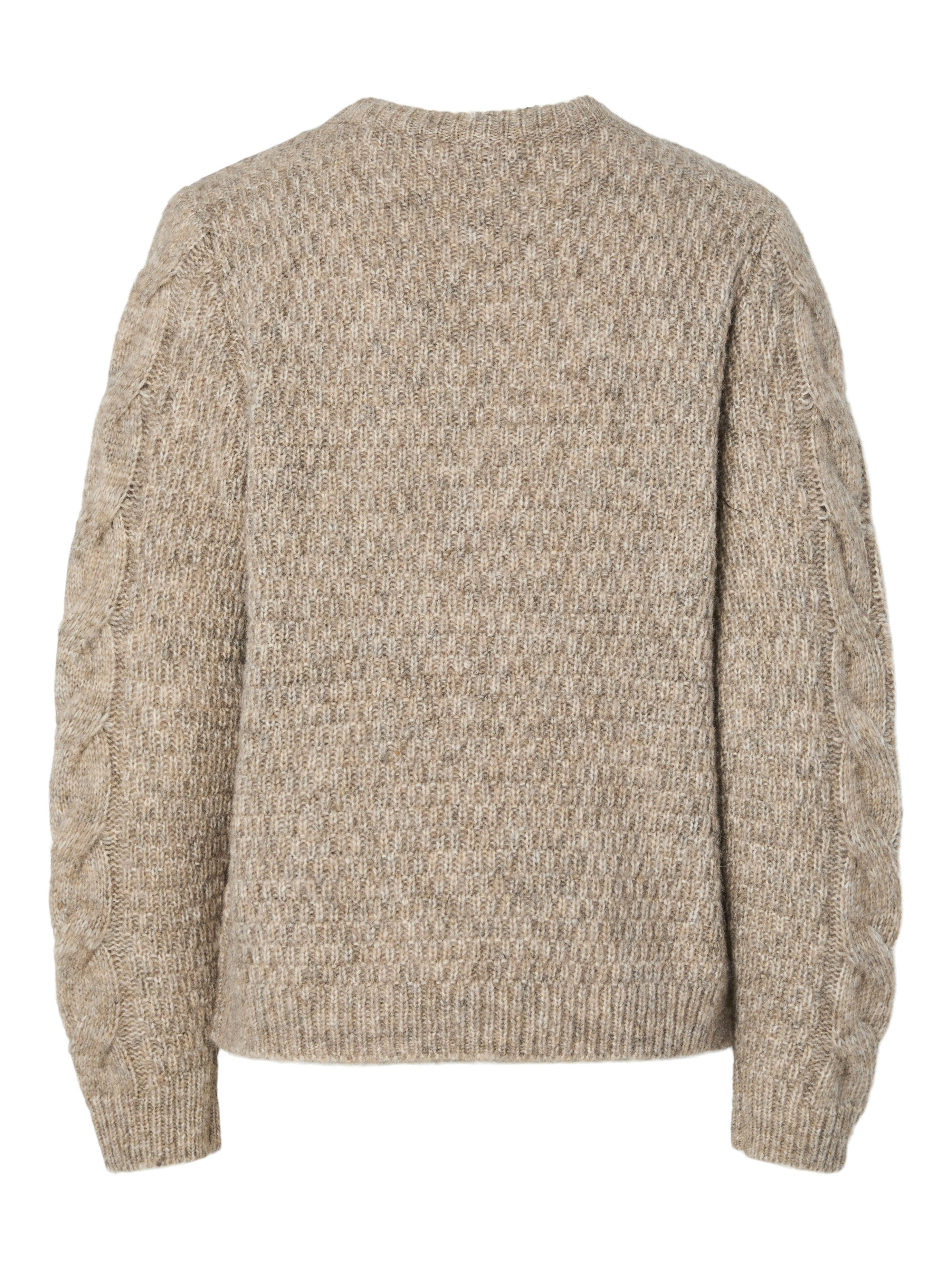 pieces Gebreide trui PCNINA LS V-NECK KNIT NOOS BC
