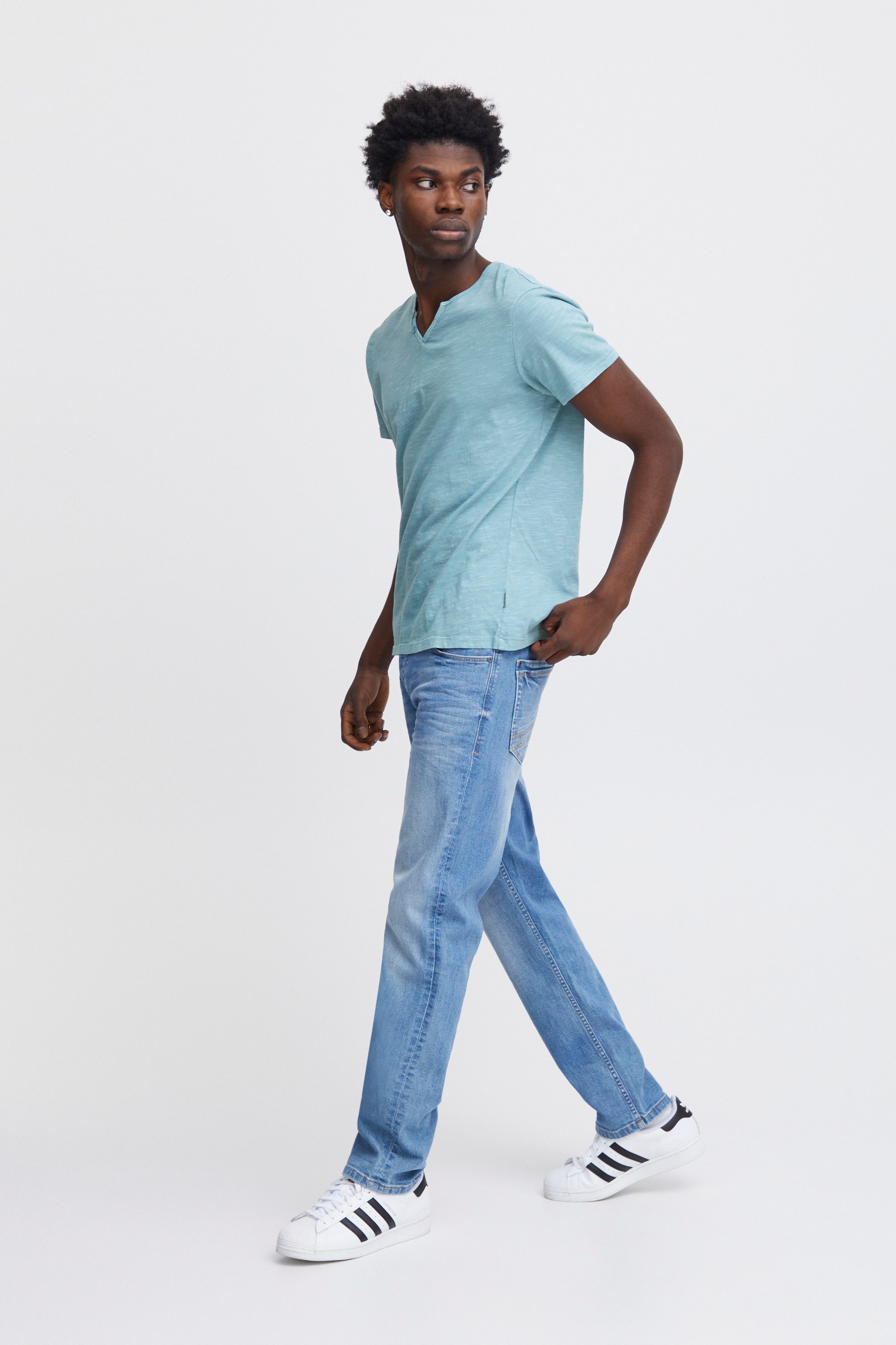 Blend T-shirt BHAshton split neck tee