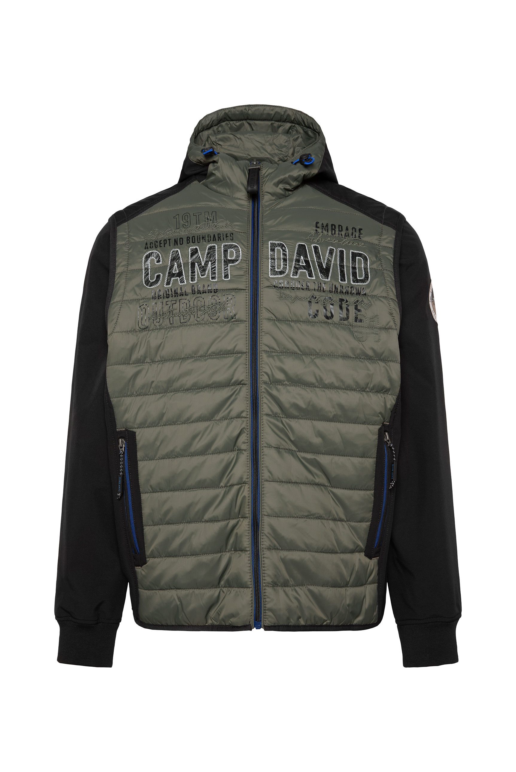 CAMP DAVID Softshell-jack met afneembare mouwen