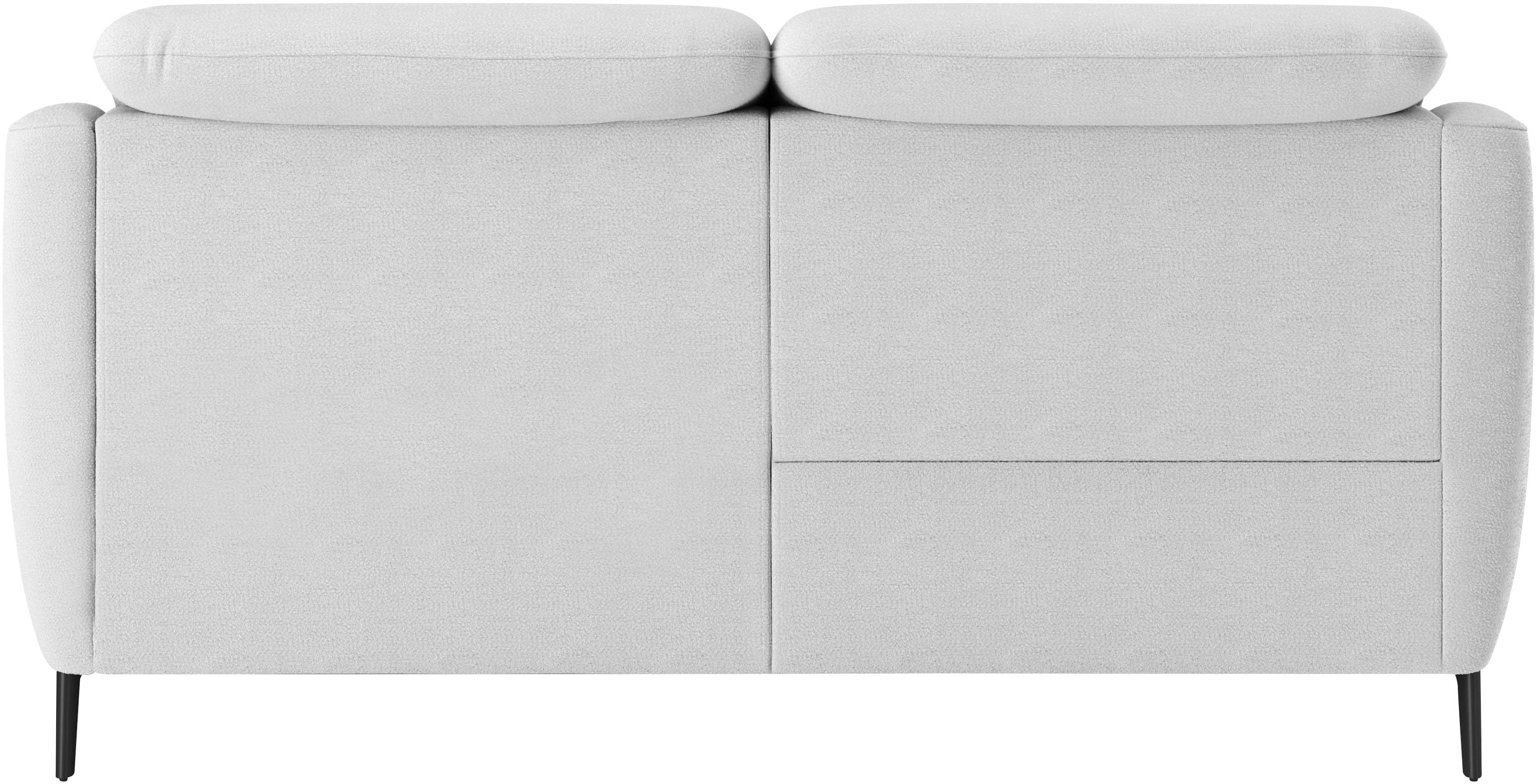 sit&more 3-zitsbank Blues naar keuze met klaptafel en usb