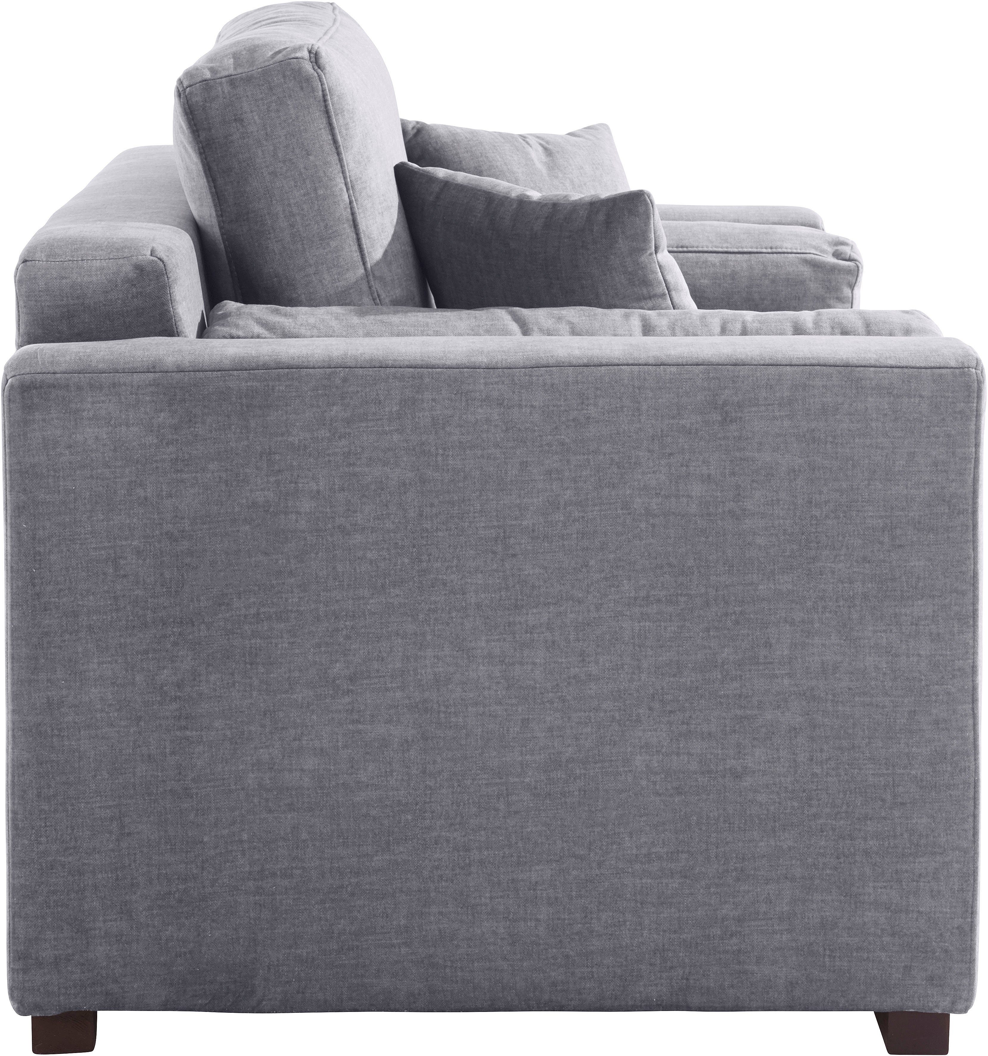 Home affaire Loveseat Fresh Pond fauteuil zacht zitcomfort, incl. sierkussen, bxdxh: 140x96x95 cm