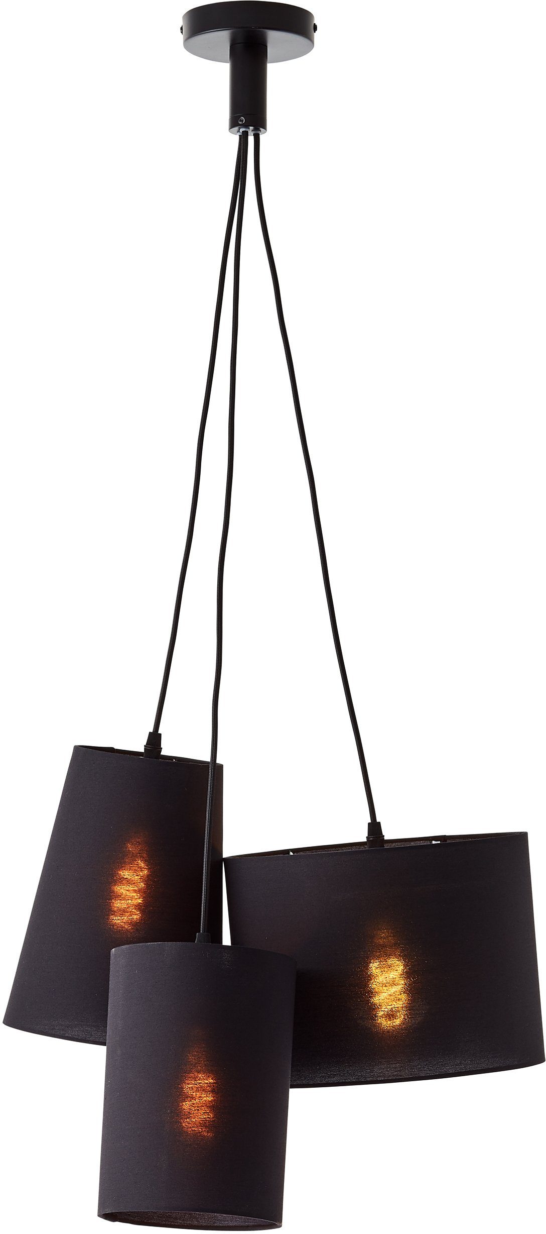 Places of Style Hanglamp ELIJAH Hanglamp textielen kap ø 44 cm (1 stuk)