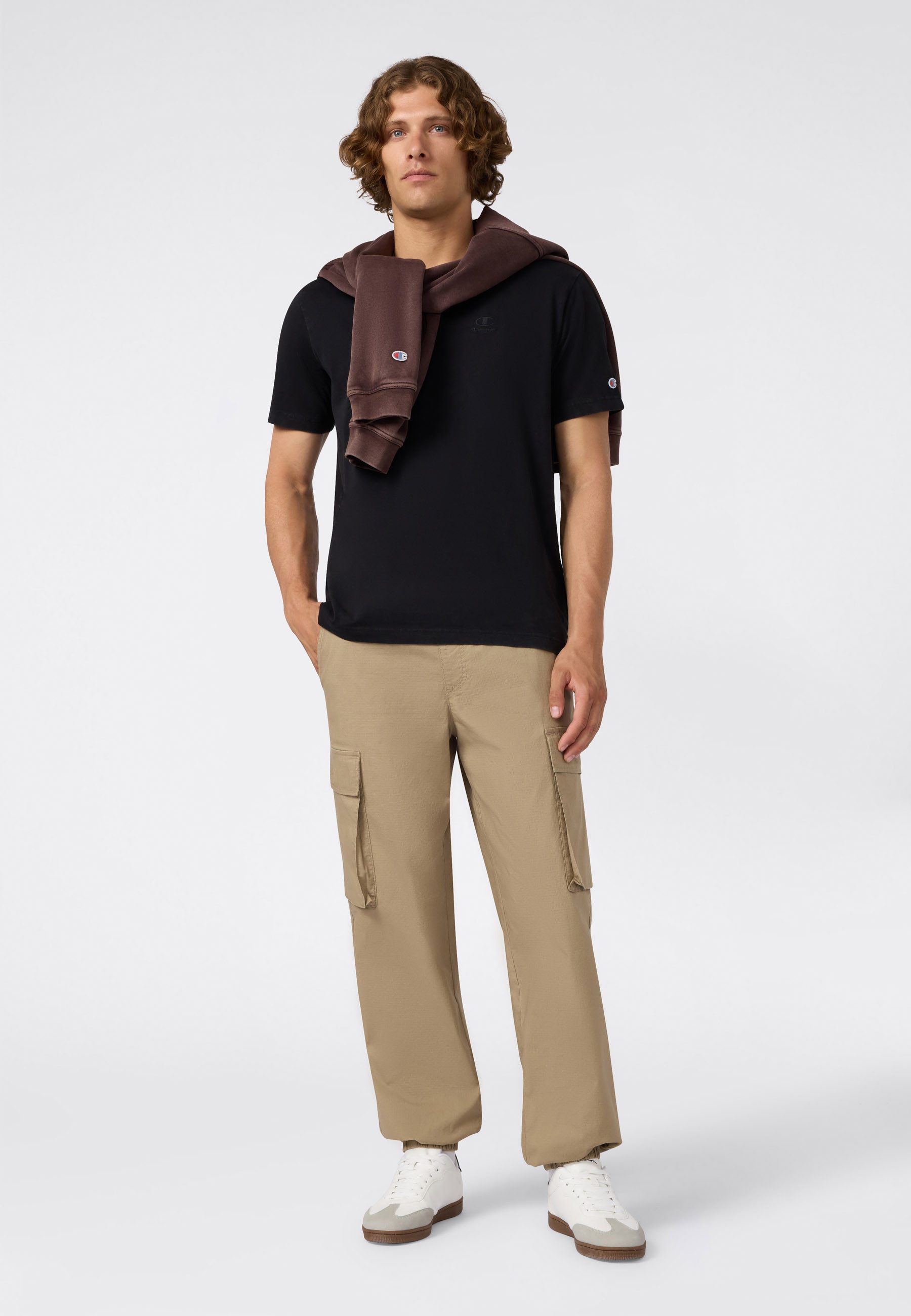 Champion T-shirt ICONS Wash Crewneck T-Shirt (1-delig)