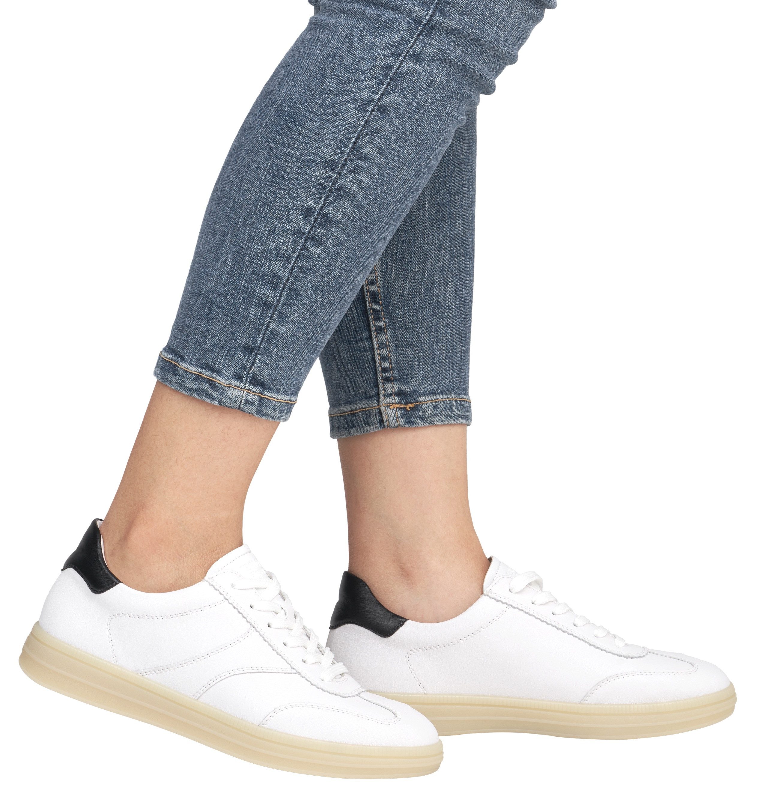 Remonte Sneakers , vrijetijdsschoen, halfschoen, veterschoen met gepolsterde schacht