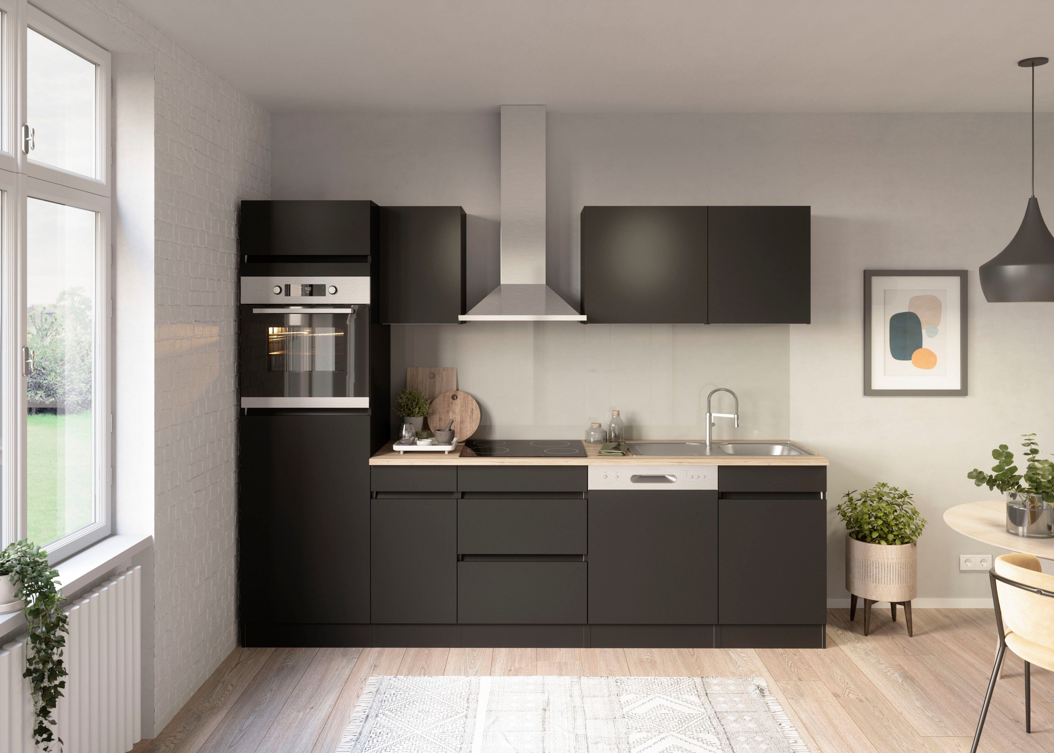 OPTIFIT Keuken Safeli Breedte 270 cm, naar keuze met of zonder Hanseatic elektrische apparaten