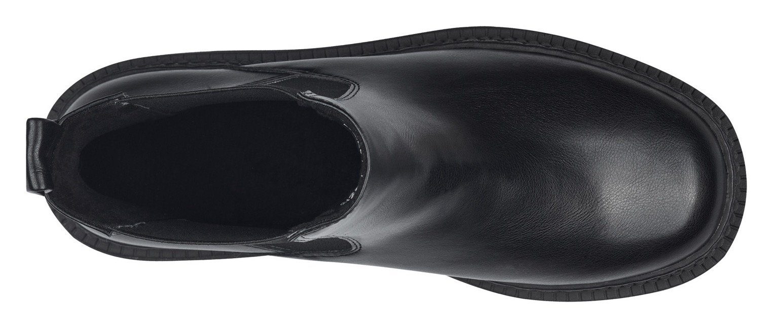 Marco Tozzi Chelsea-boots , blokhak, enkellaarsje, instapboots met feel me-uitrusting