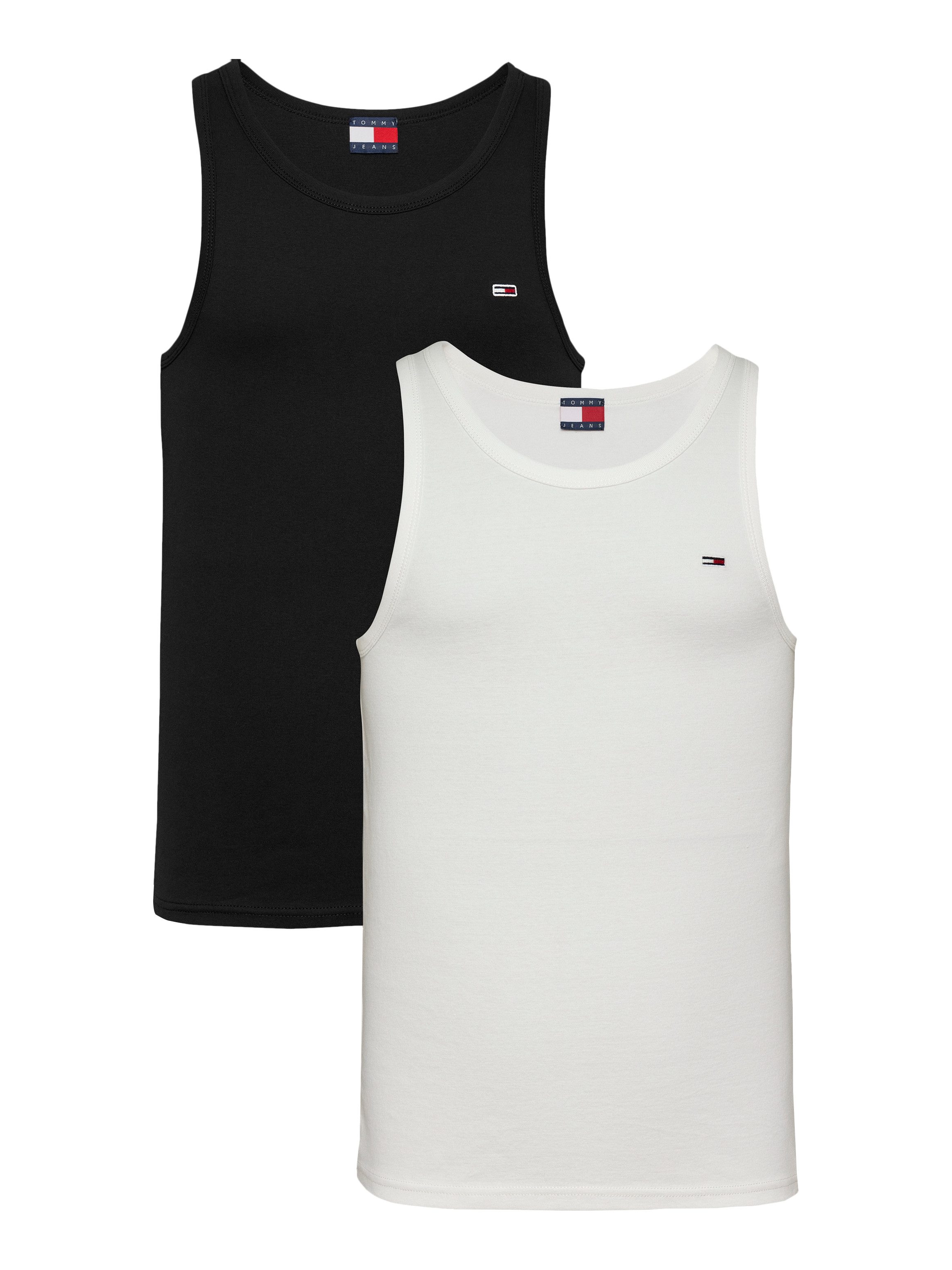 TOMMY JEANS Tanktop TJM XSLIM 2PCK RIB TANK EXT (set, 2-delig, 2 stuks)