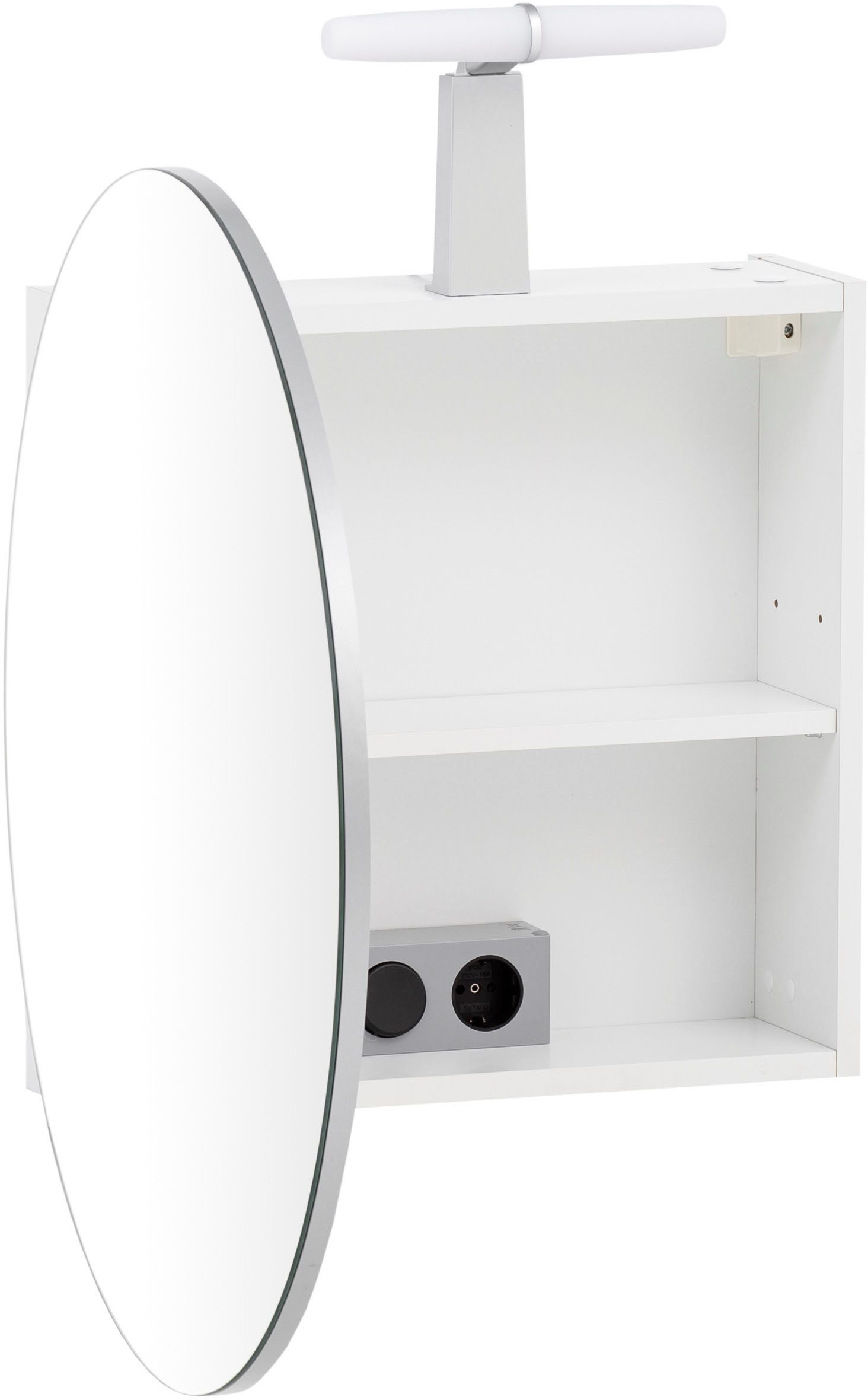 Schildmeyer Spiegelkast BJARNE Breedte 65 cm, met ledverlichting