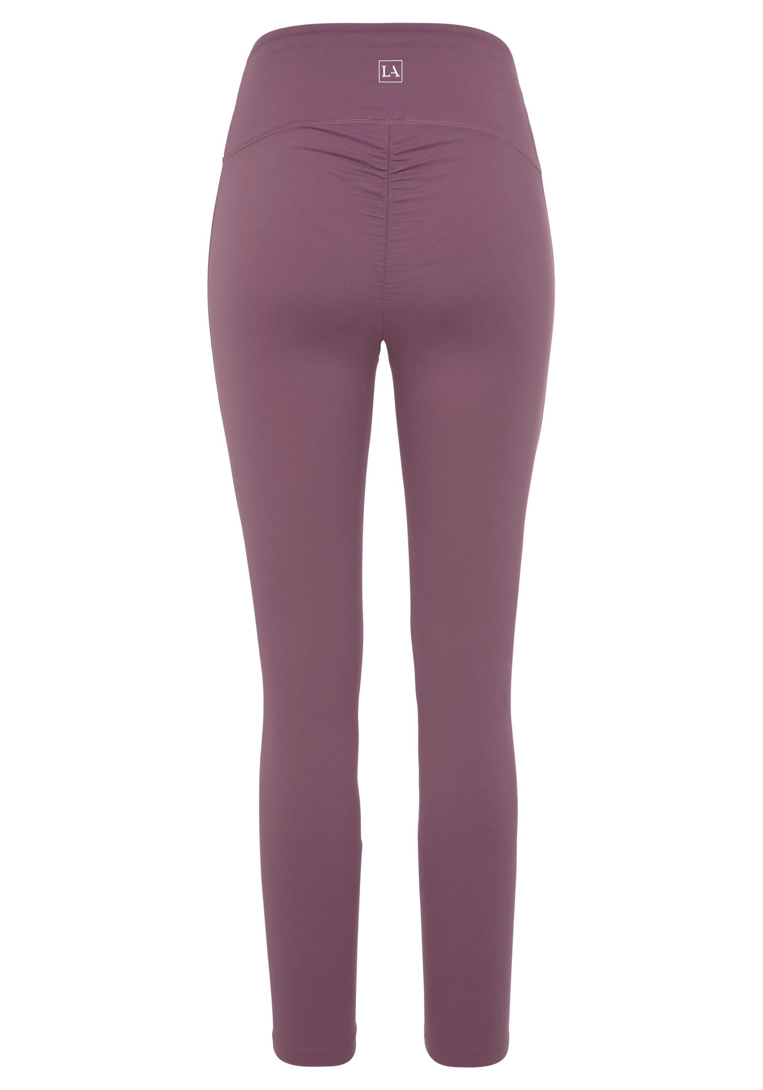 active by Lascana Functionele legging met kleine rimpeling, loungewear