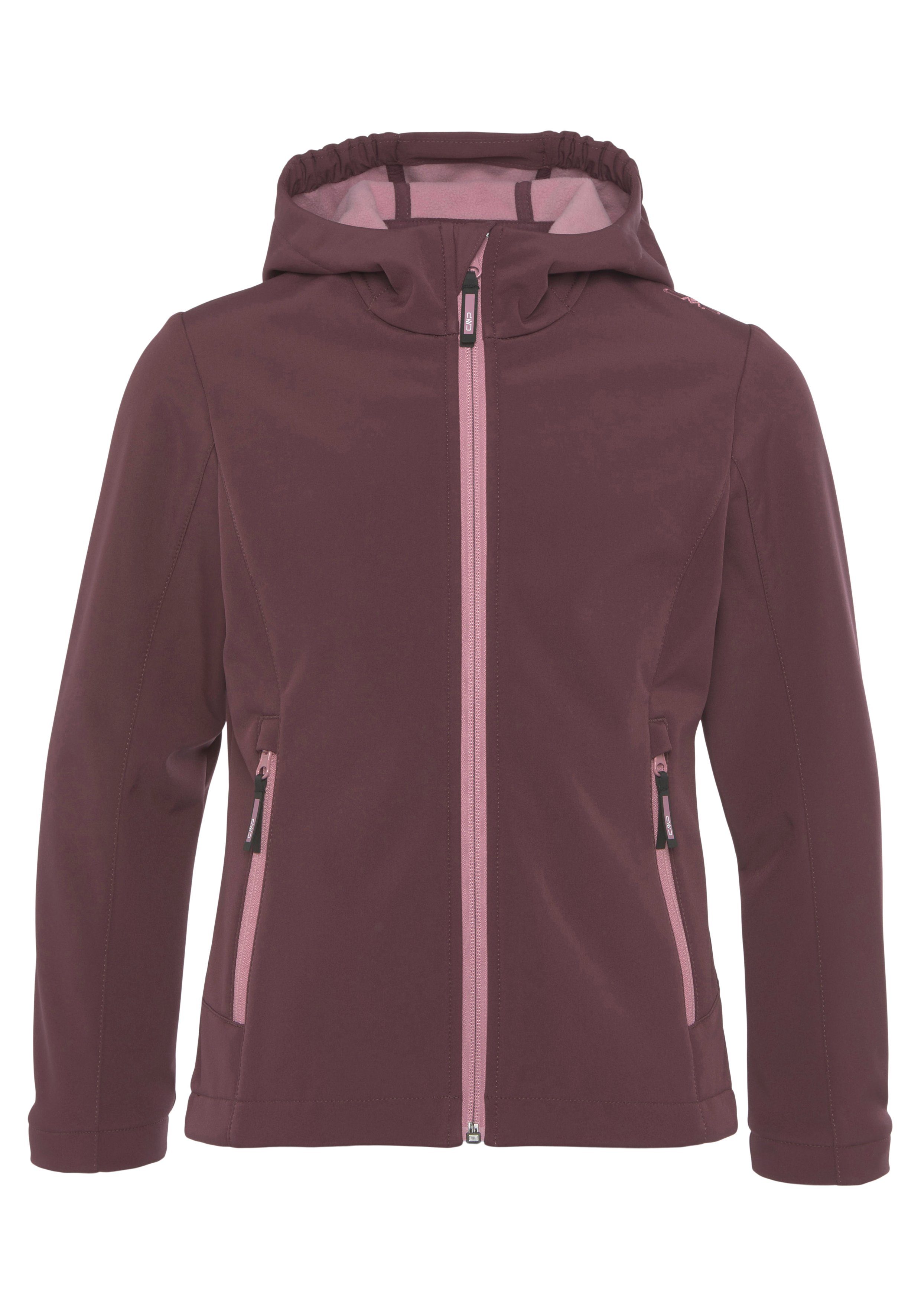 CMP Softshell-jack KID G JACKET FIX HOOD voor kinderen43405465 Ademend & waterafstotend & windafstotend & voor kinderen