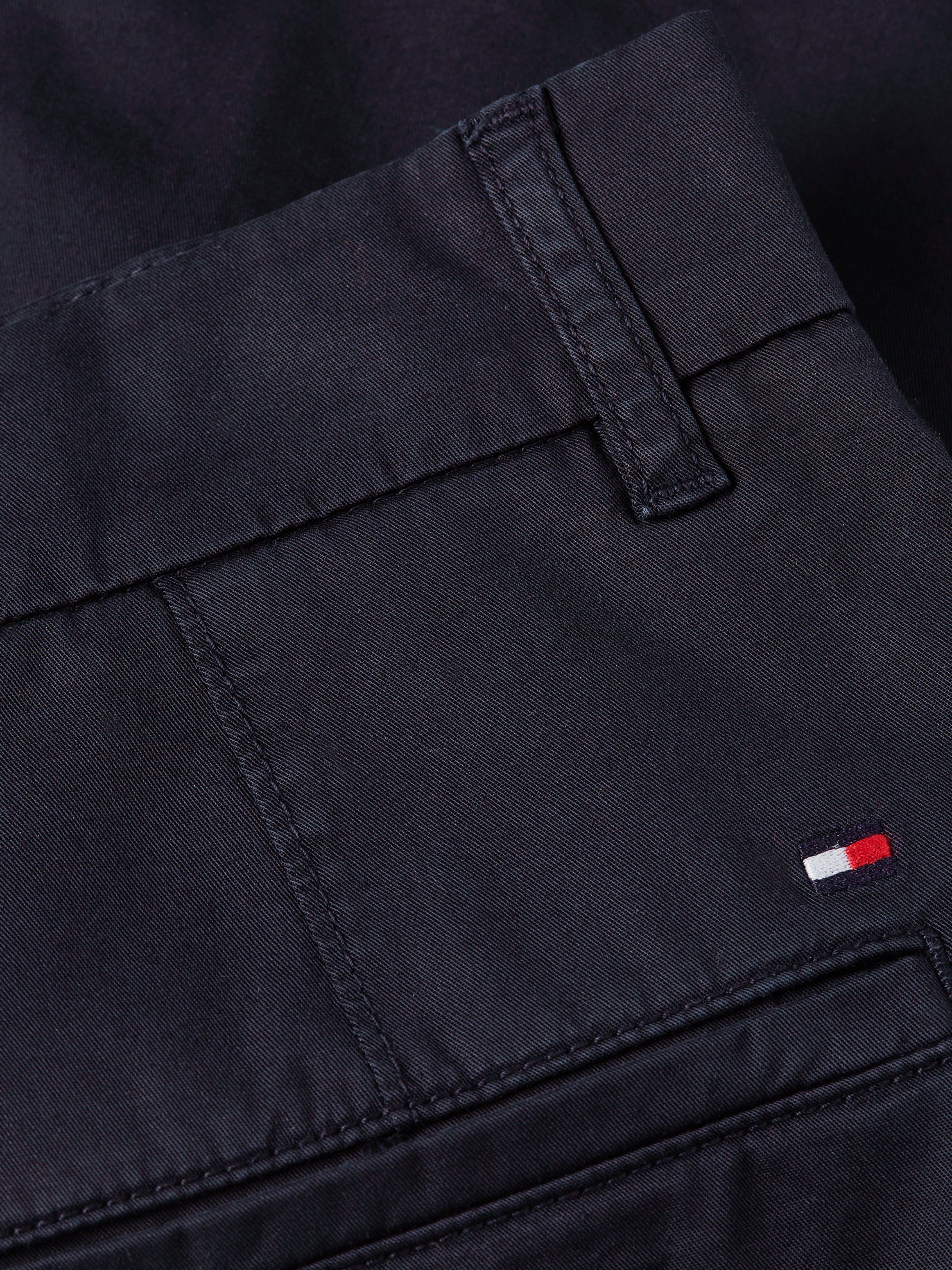 Tommy Hilfiger Minirok COTTON GMD CHINO SKIRT Webrok met logo-borduring
