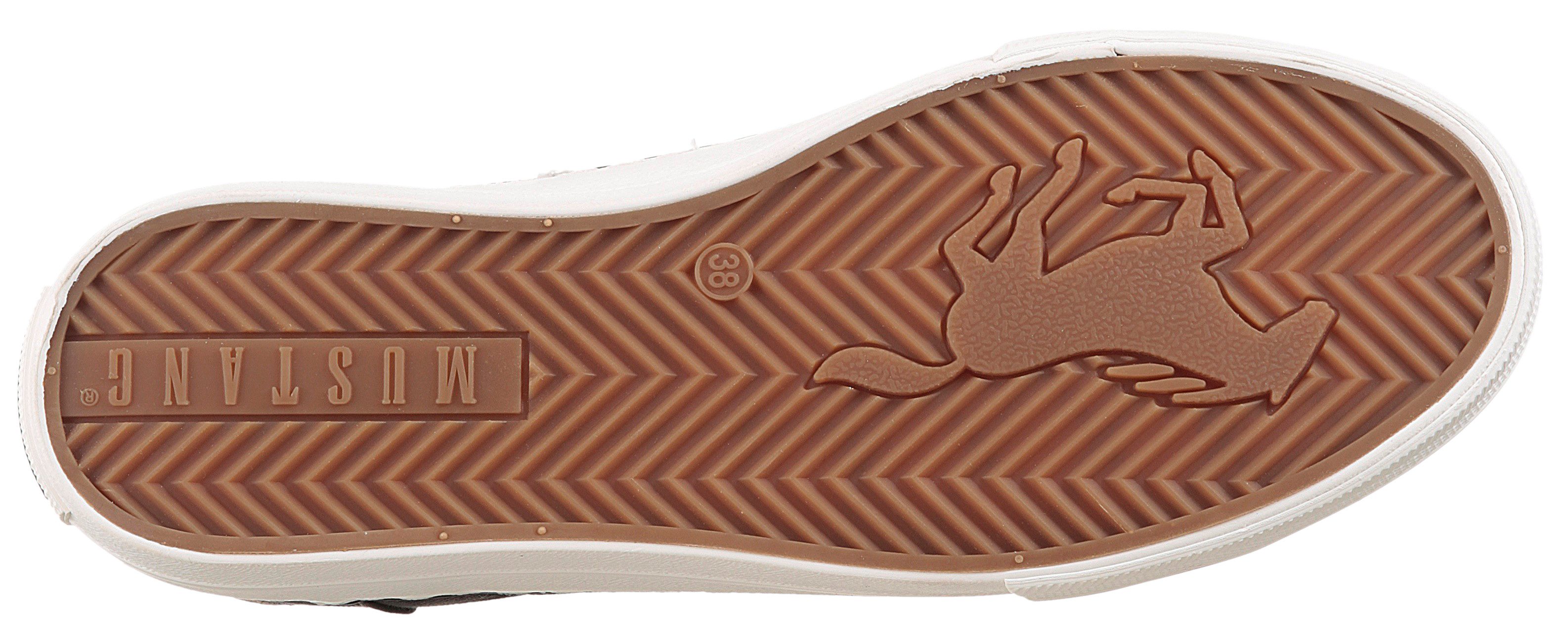 Mustang Shoes Sneakers , vrijetijdsschoen, lage schoen, veterschoen, met rubberen kap