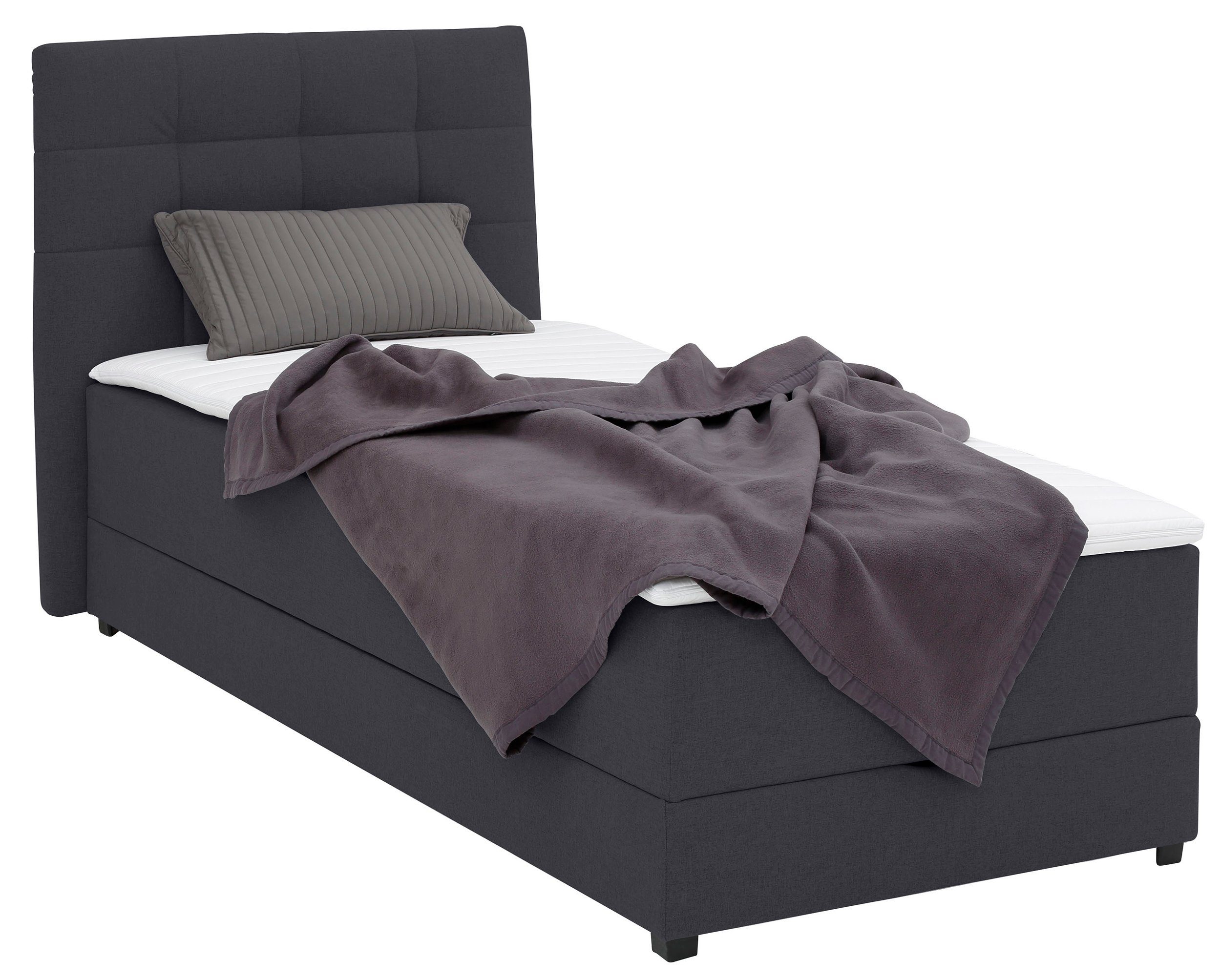 Lüttenhütt Boxspring Mieke incl. bedkist en topmatras, bekleding geïmpregneerd, 2 breedtes