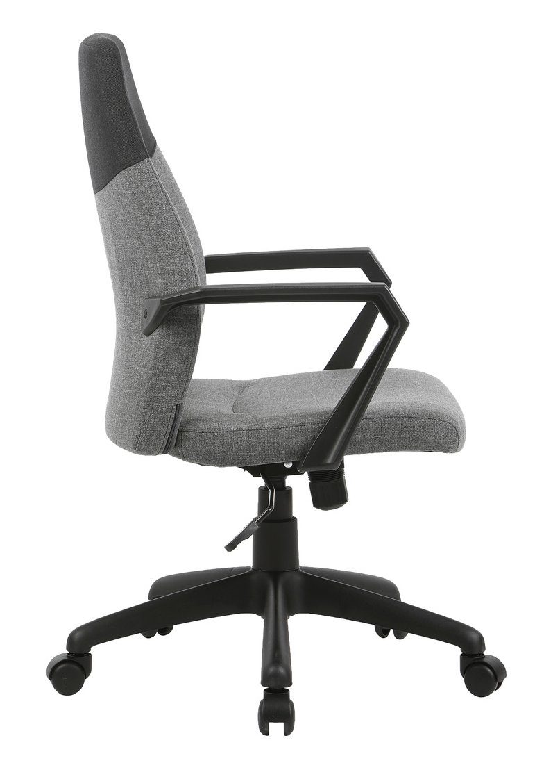 byLIVING Bureaustoel Edgy met moderne geweven bekleding in twee kleuren, comfortabel, met schommelmechanisme