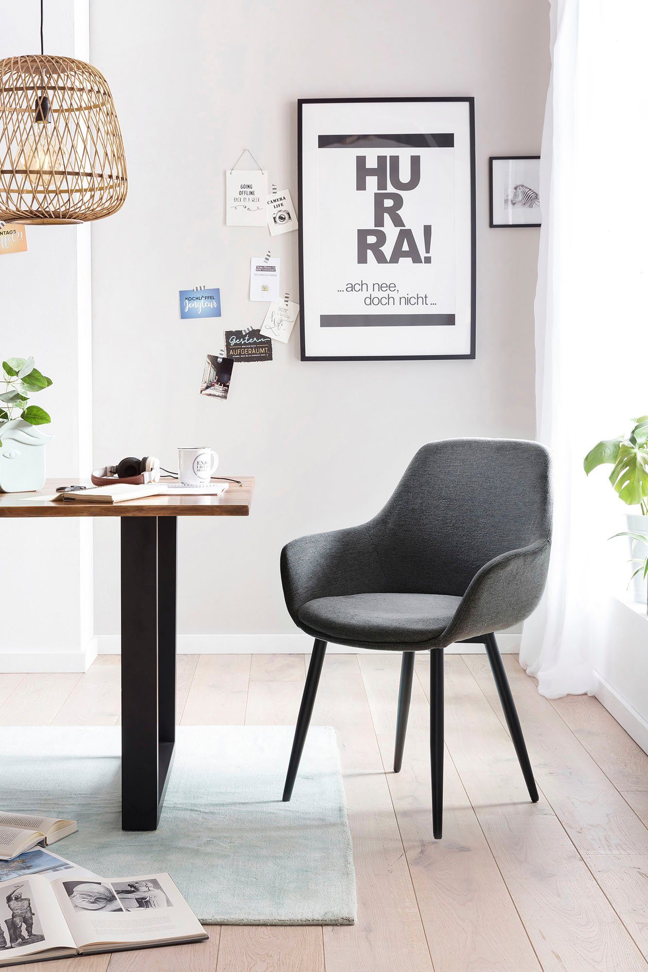 SalesFever Stoel met armleuningen (set, 2 stuks)