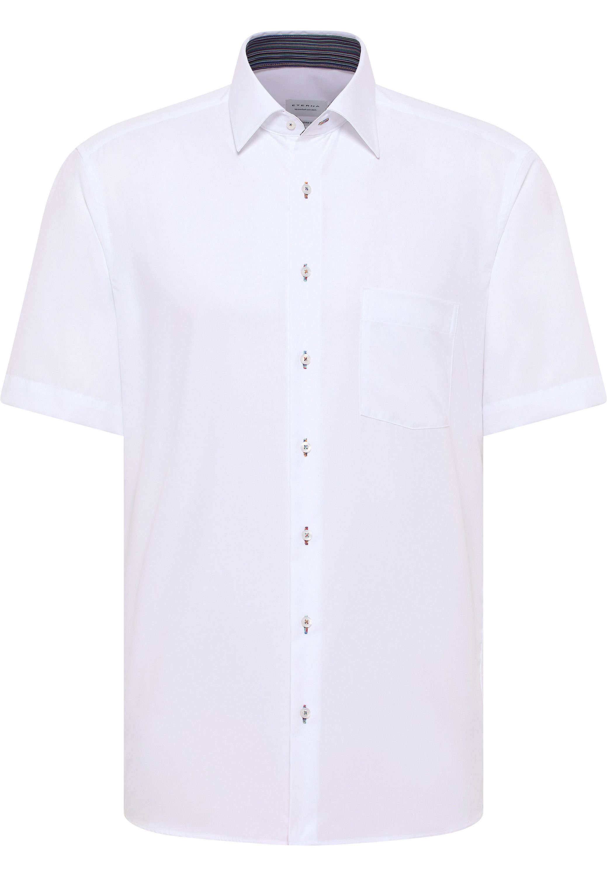 Eterna Overhemd met korte mouwen MODERN FIT NON IRON (strijkvrij)