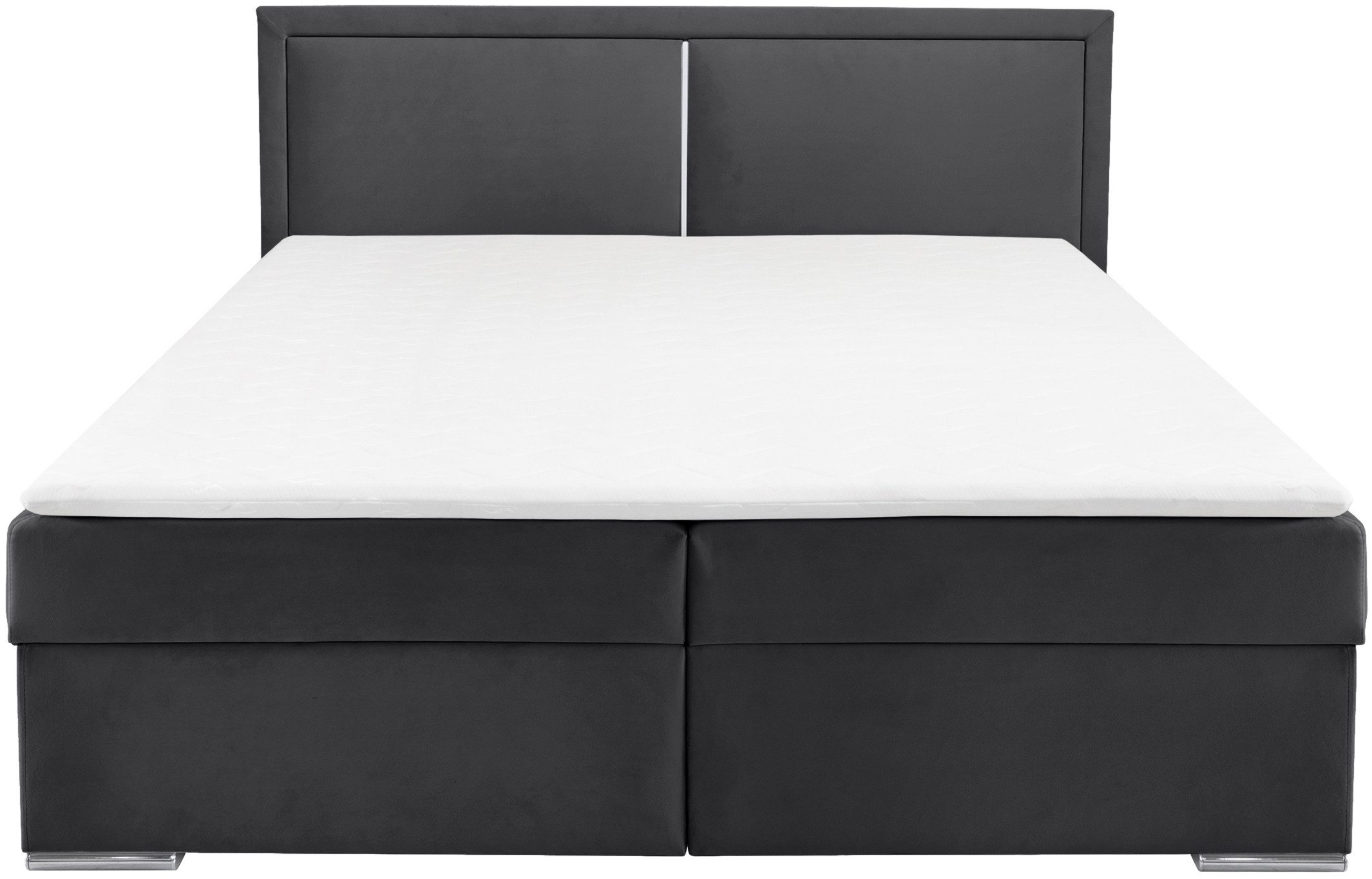 COLLECTION AB Boxspring Athena Incl. LED-verlichting, topper en opbergruimte