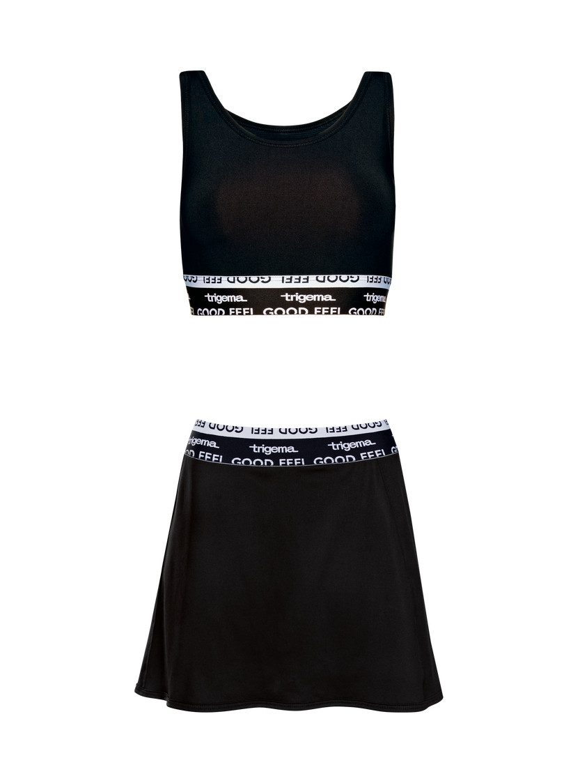 Trigema Sweater TRIGEMA sportset van sport-bustier en skort