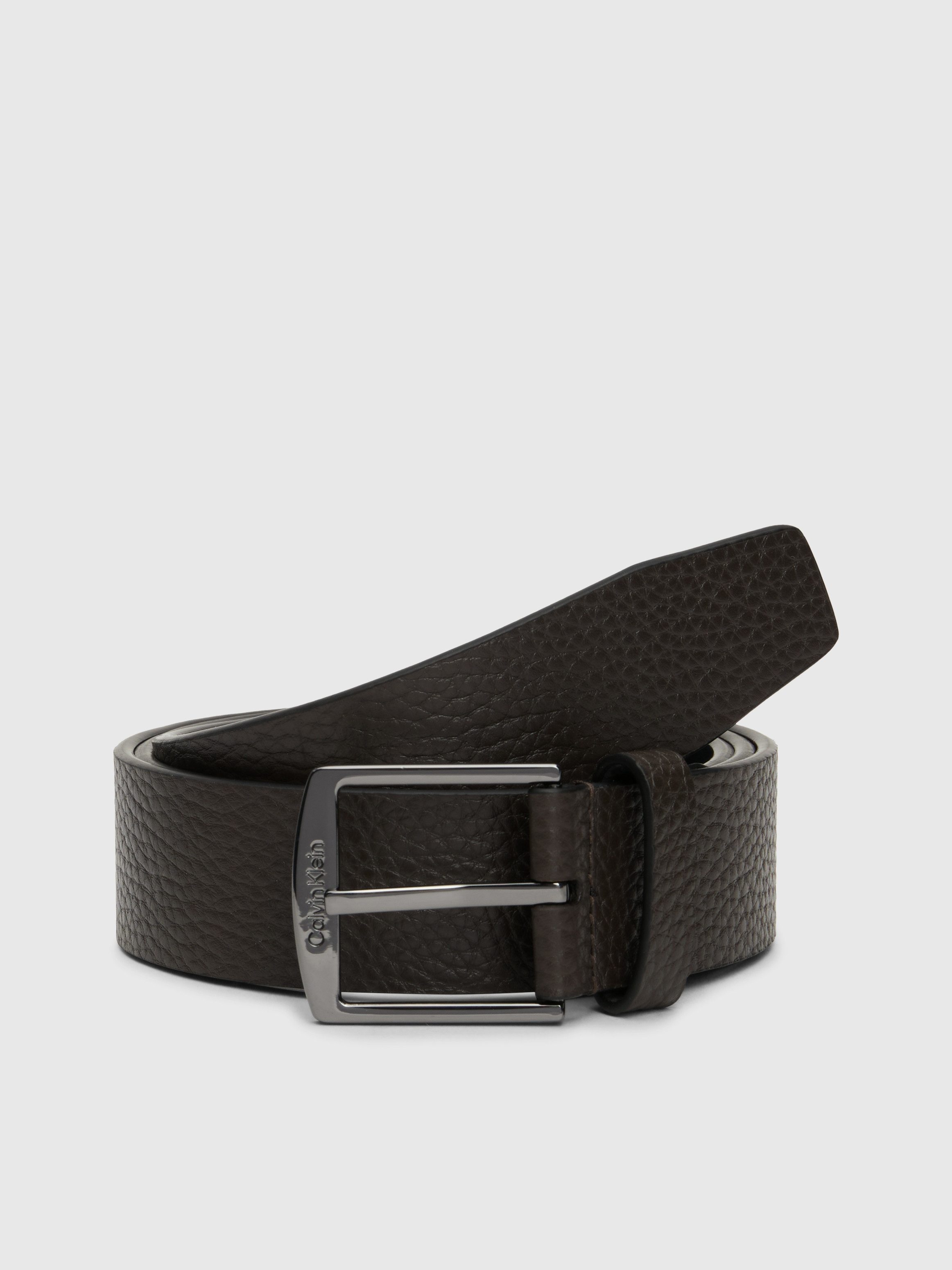 Calvin Klein Leren riem CK CASUAL PB 35MM