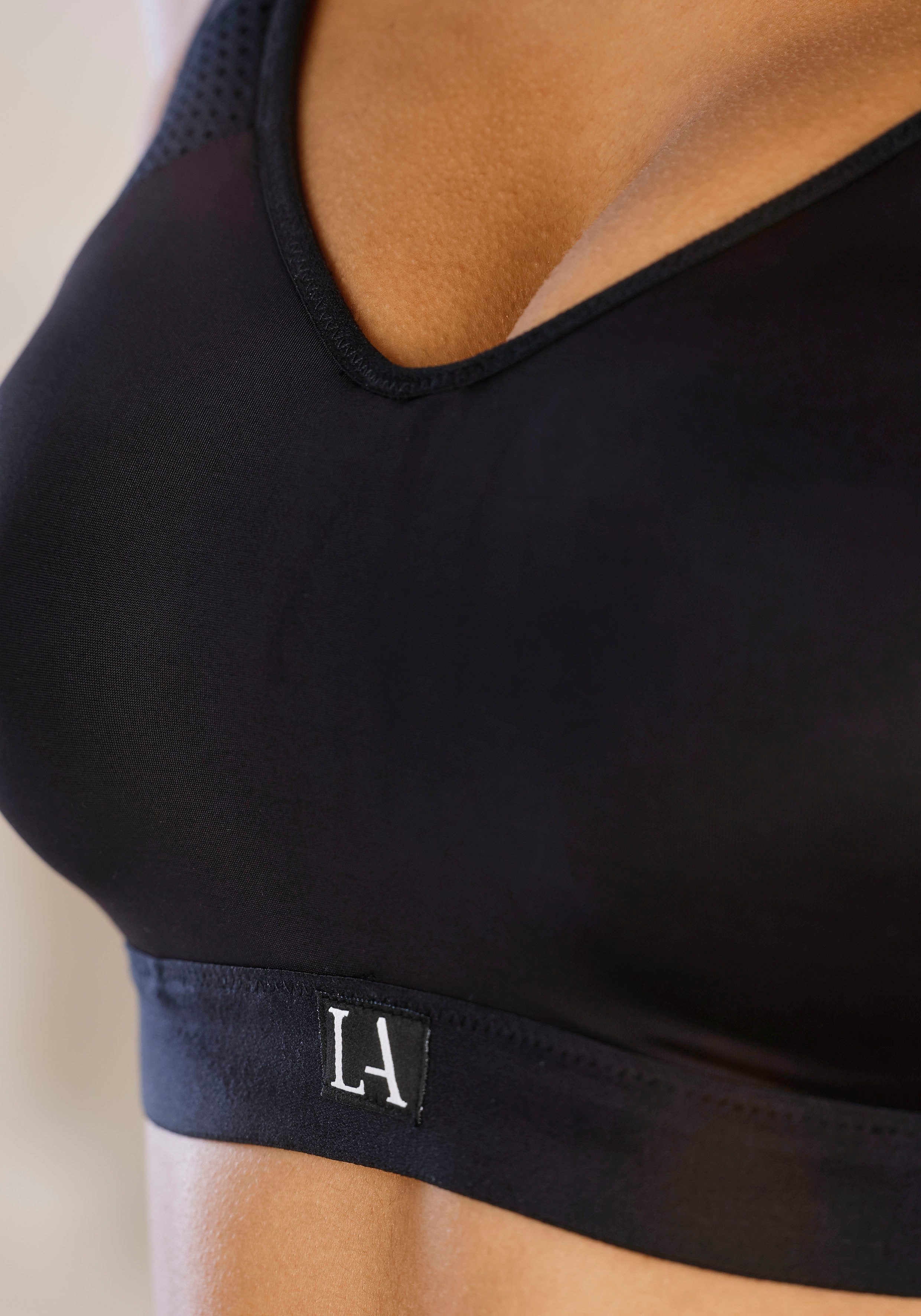 active by Lascana Sport-bh zonder beugel met brede, gewatteerde banden