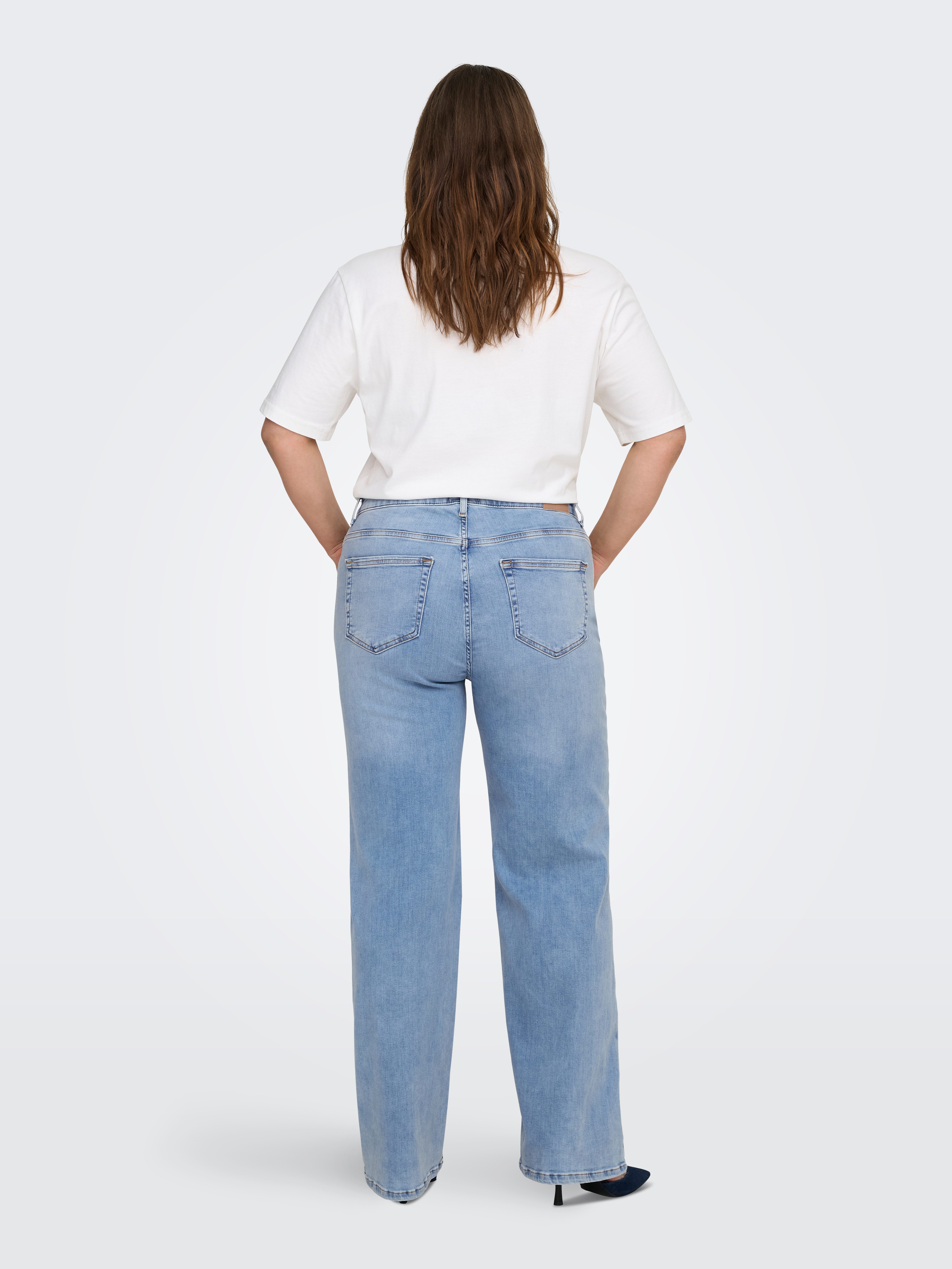 ONLY CARMAKOMA Wijde jeans CARWILLY HW WIDE DNM TAI006