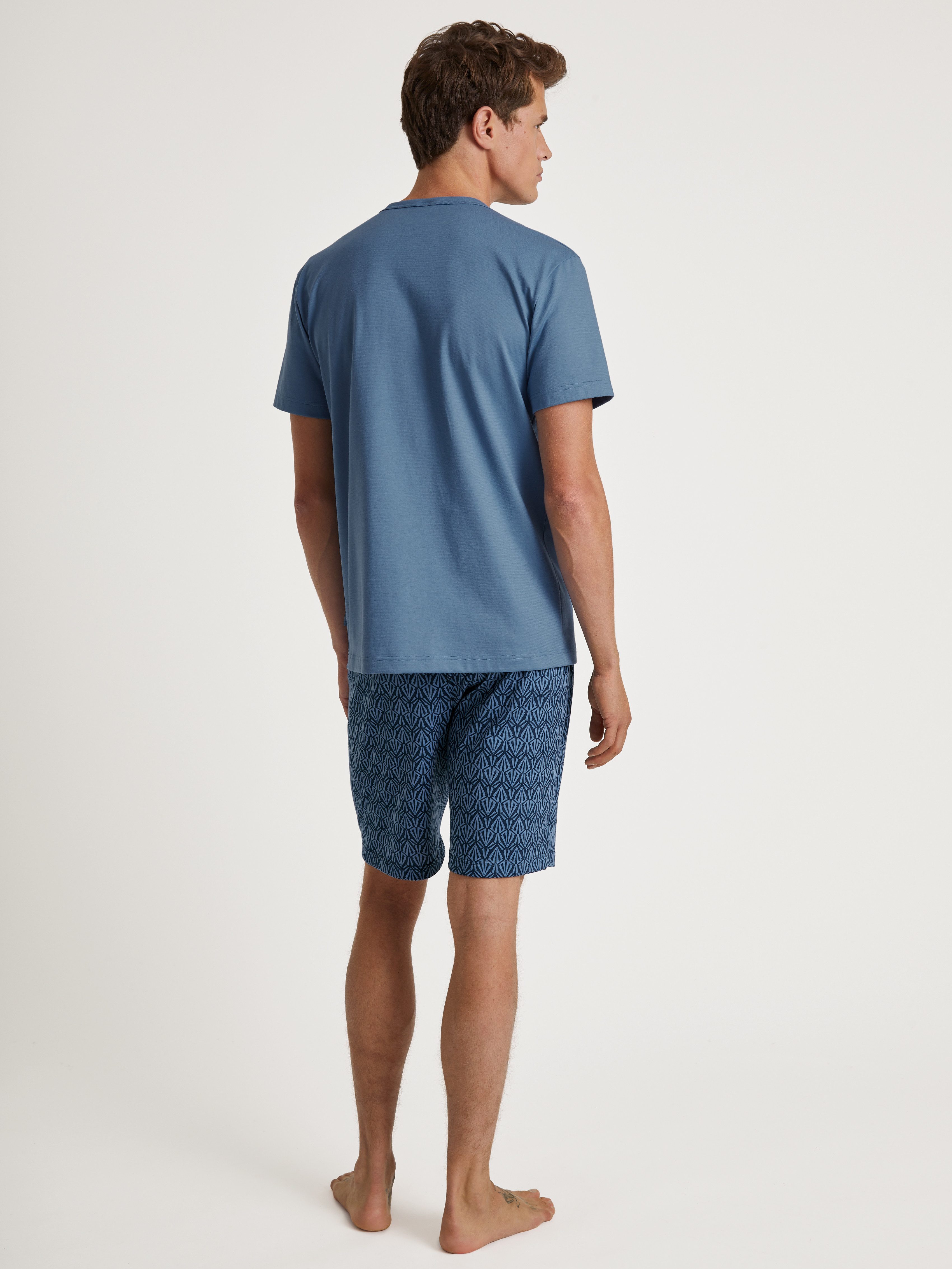 CALIDA Shortama Relax Imprint 2 met opgestikte borstzak (2-delig)