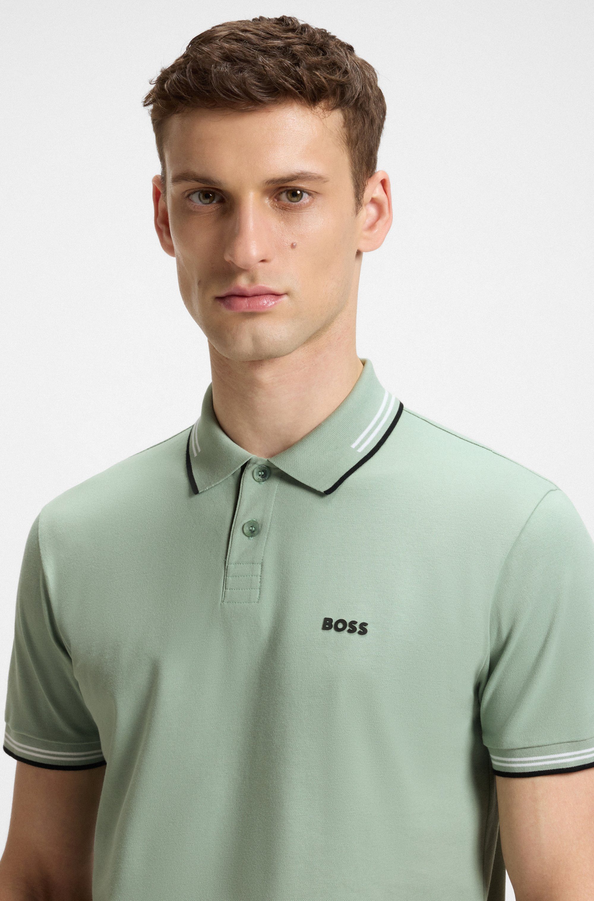 BOSS GREEN Poloshirt Paul met een polokraag