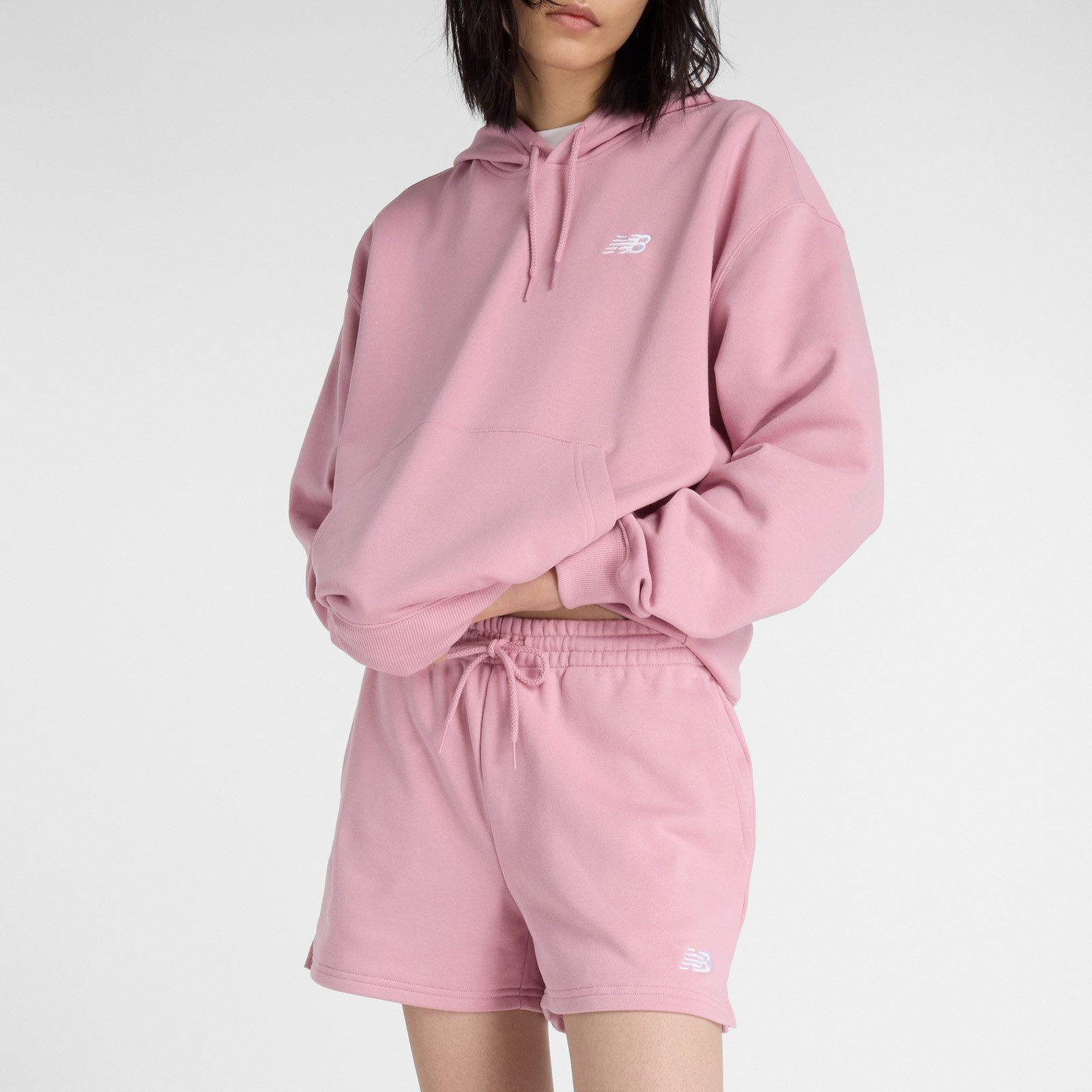 New Balance Short Sport Essentials French Terryhort PINK TAFFY