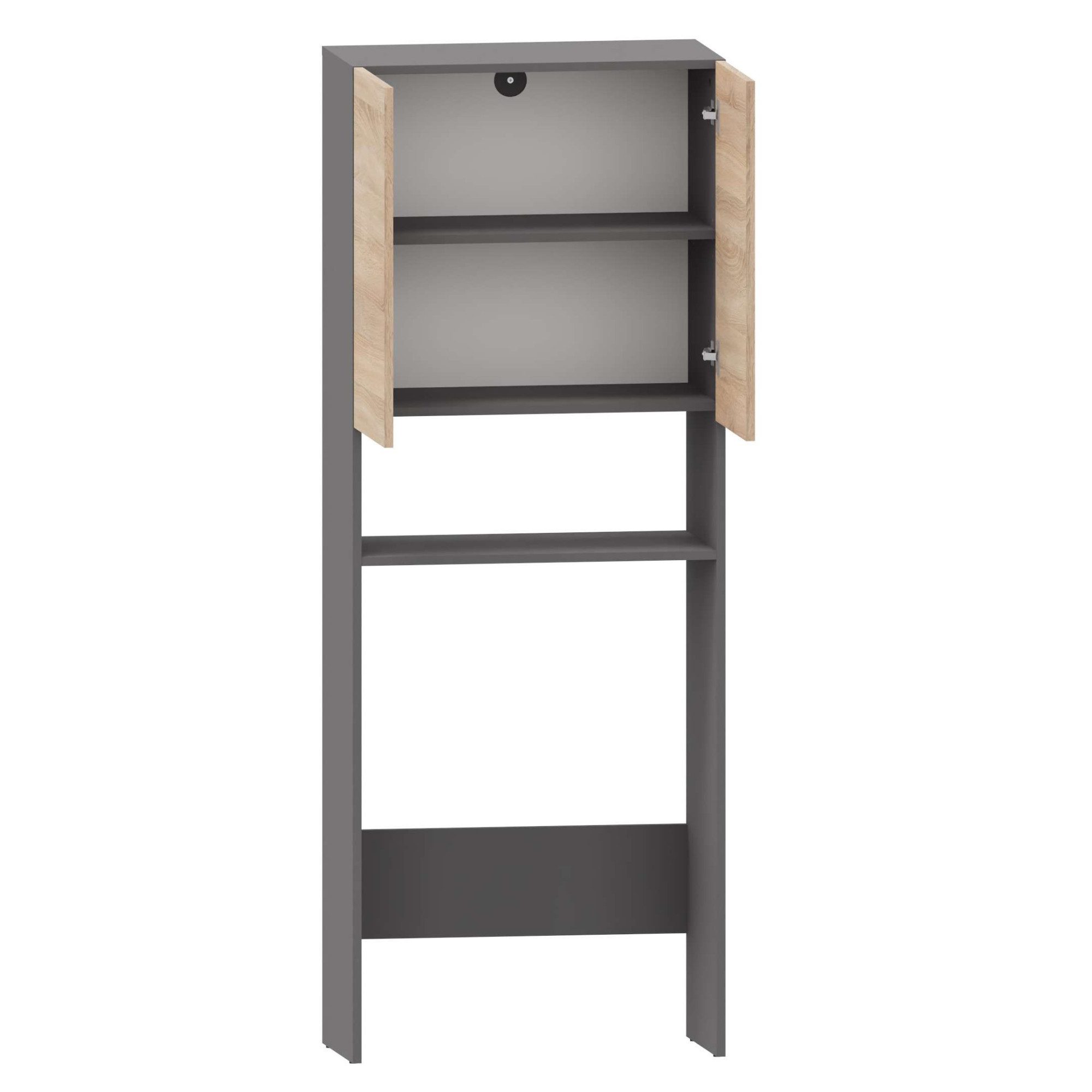 Home affaire Kast voor wasmachine Wisla met 2 deuren, breedte 68 cm, hoogte 180 cm