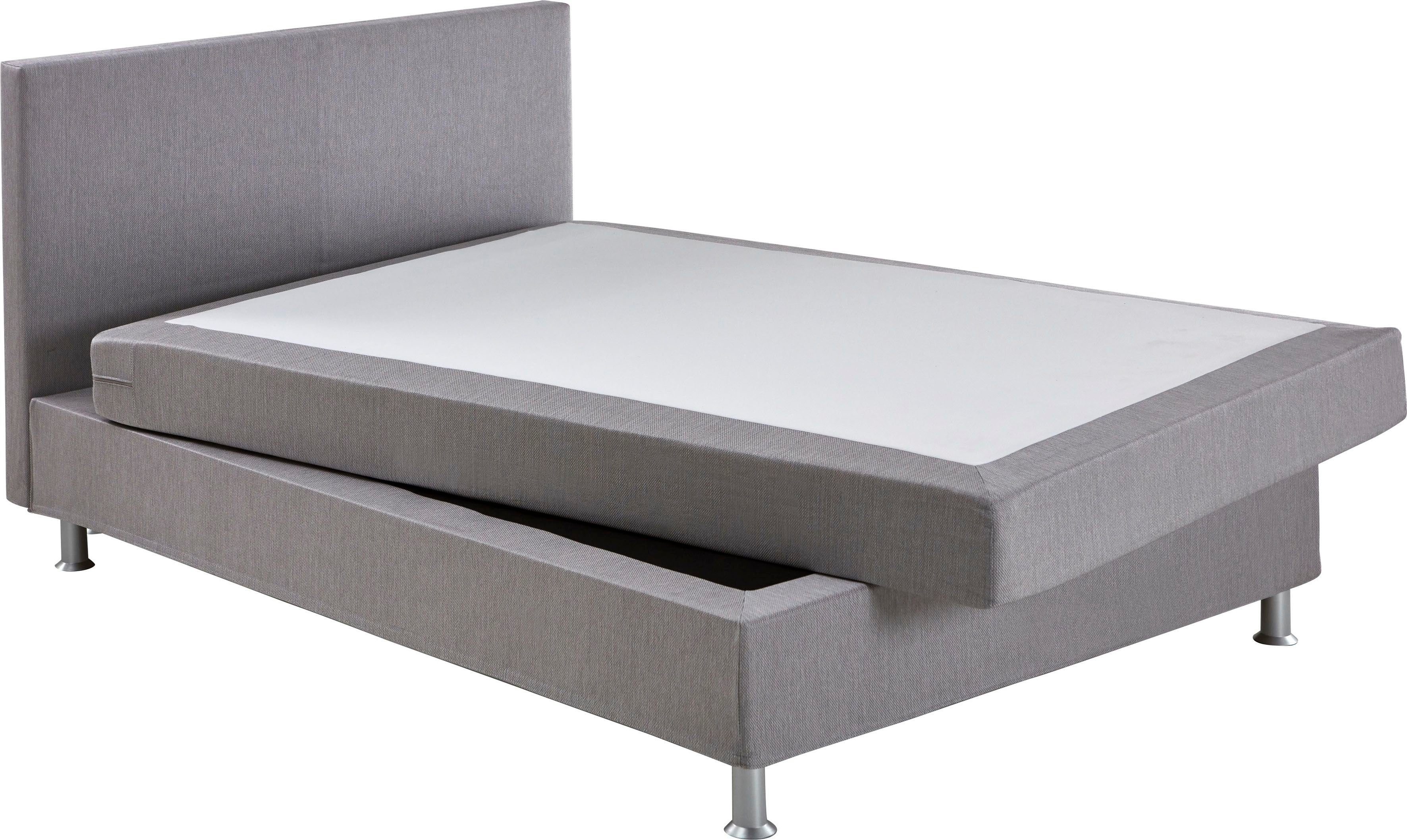 ATLANTIC home collection Boxspring Edison inclusief bonell-binnenveringsmatras en topmatras