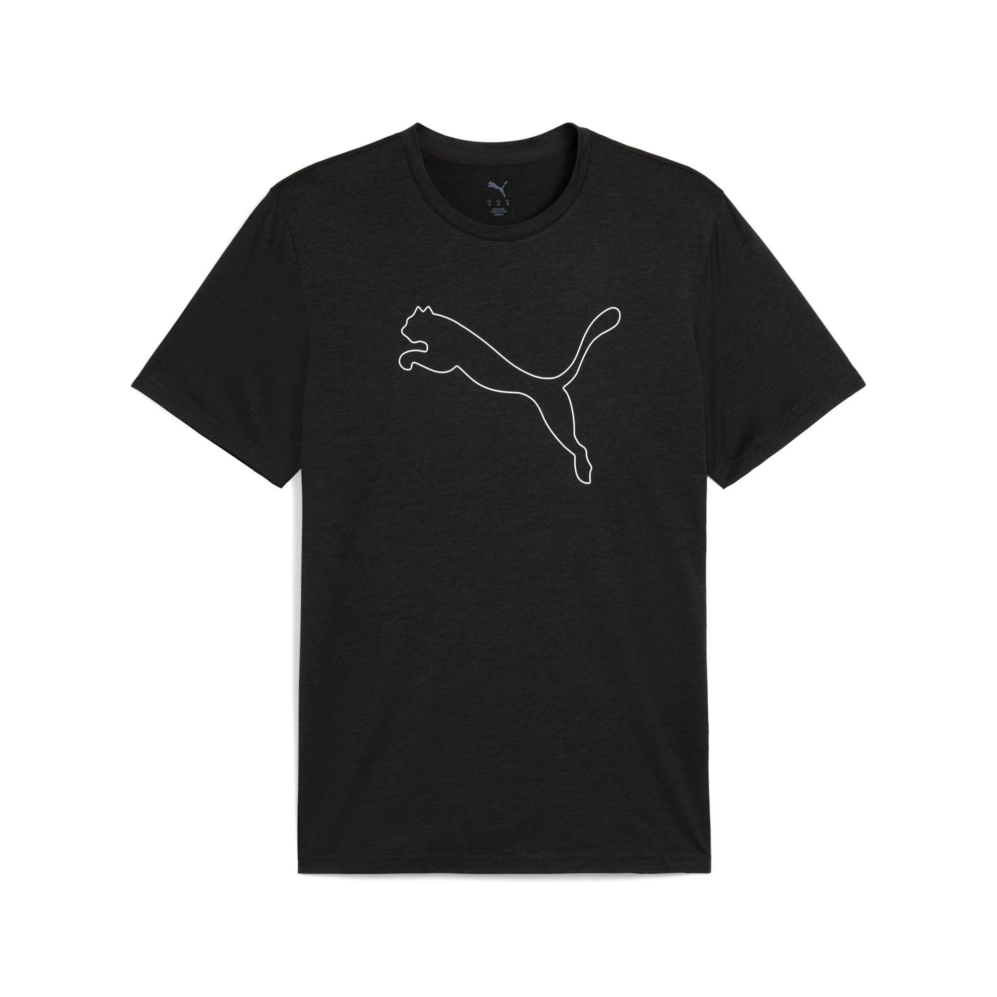 PUMA Trainingsshirt M TAD ESSENTIAL HEATHER CAT TEE (CF LARGE CAT)