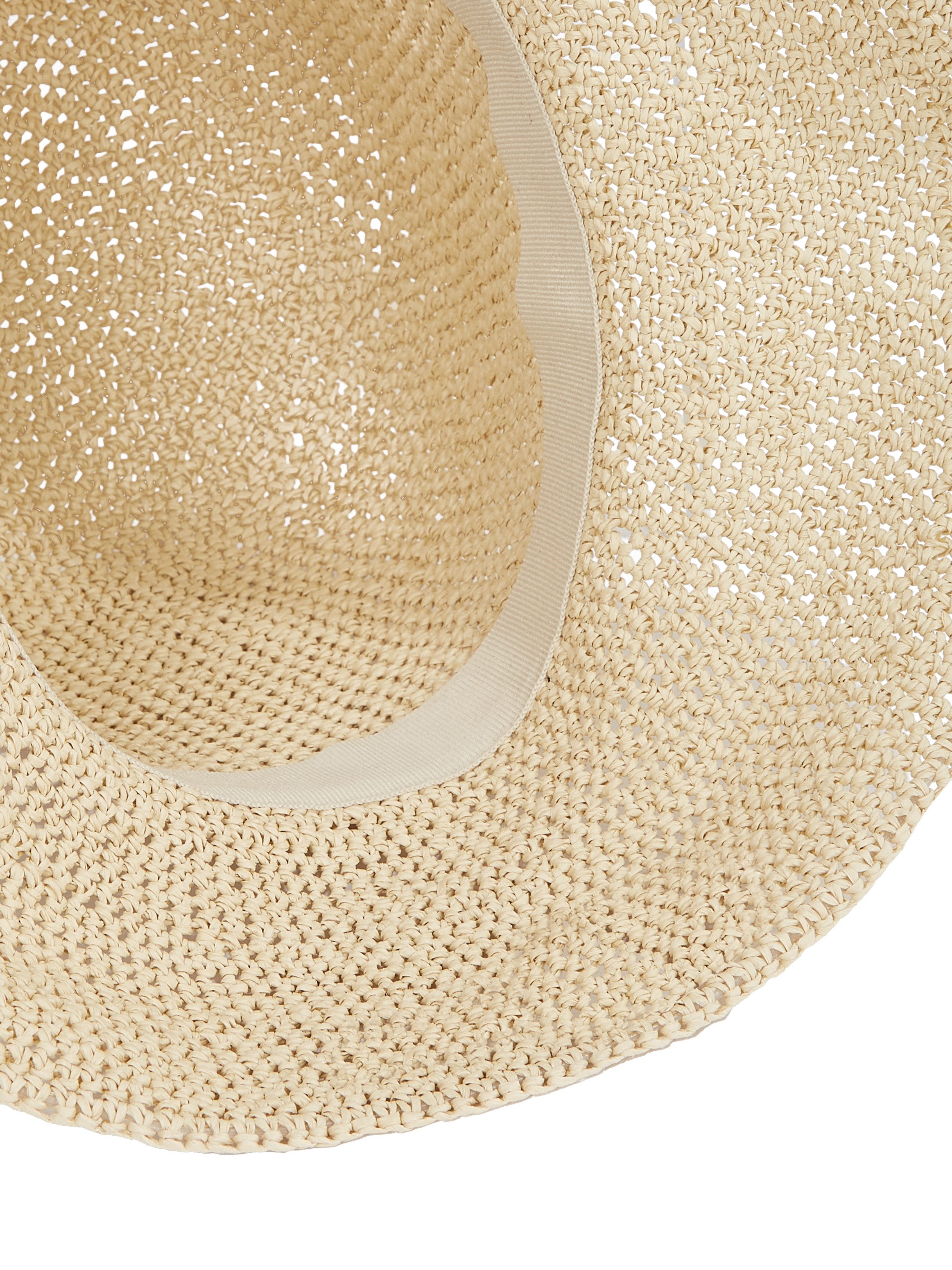 Calvin Klein Strohoed WIDE BRIM STRAW BUCKET HAT