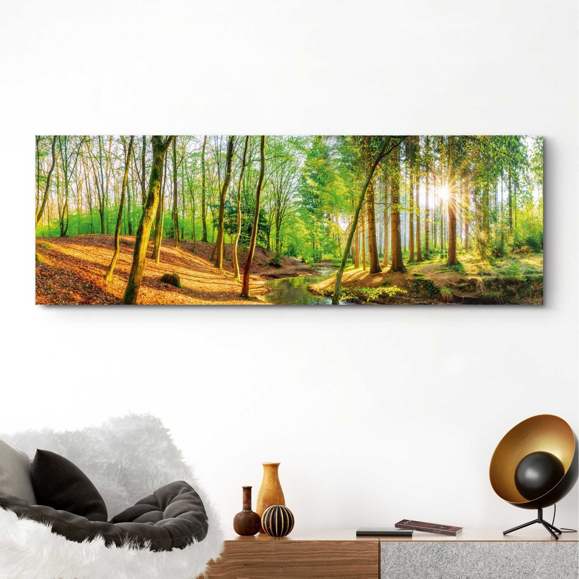 Reinders! Artprint Zonnig bos