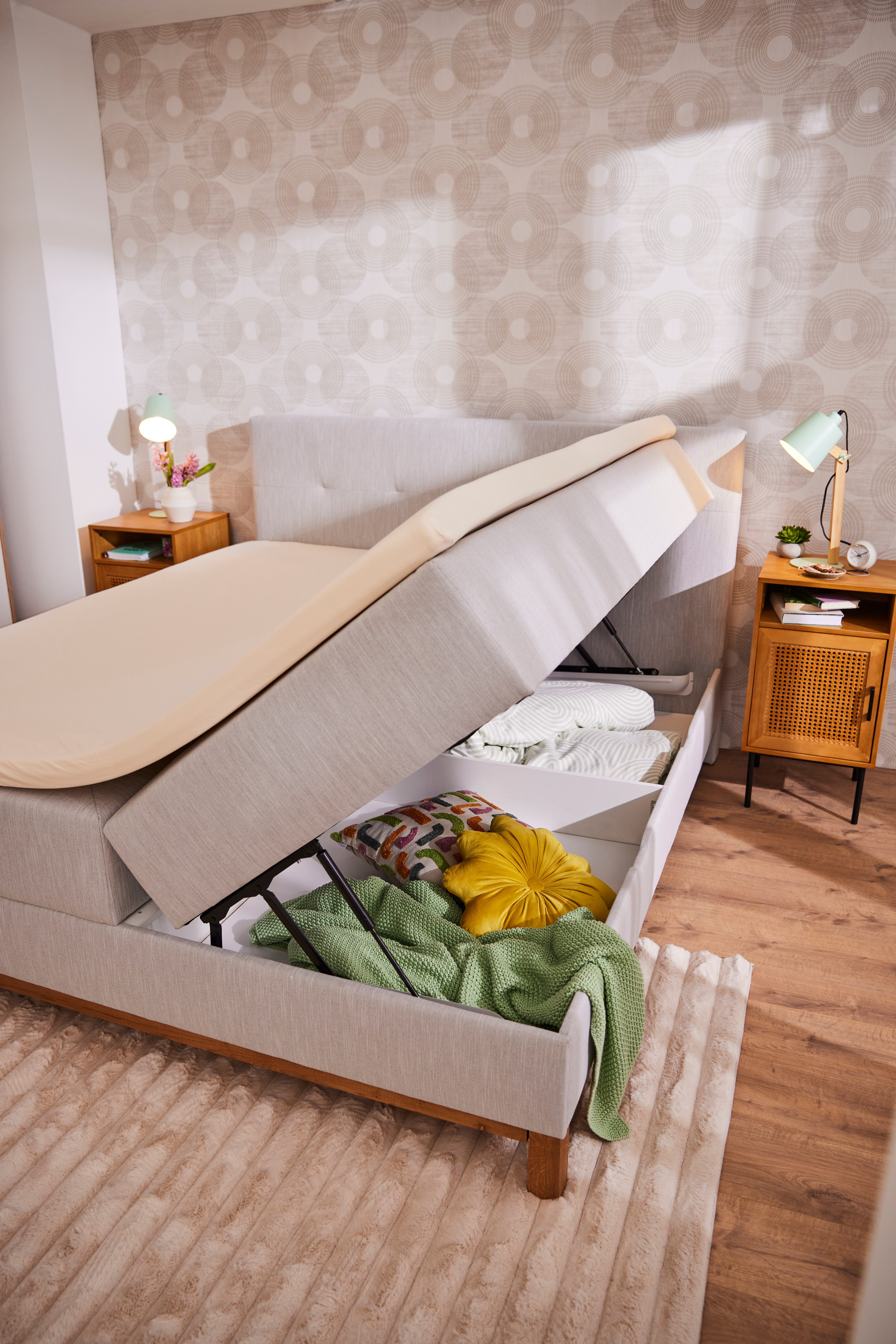 meise.möbel Boxspring Catania met bedkist en topmatras