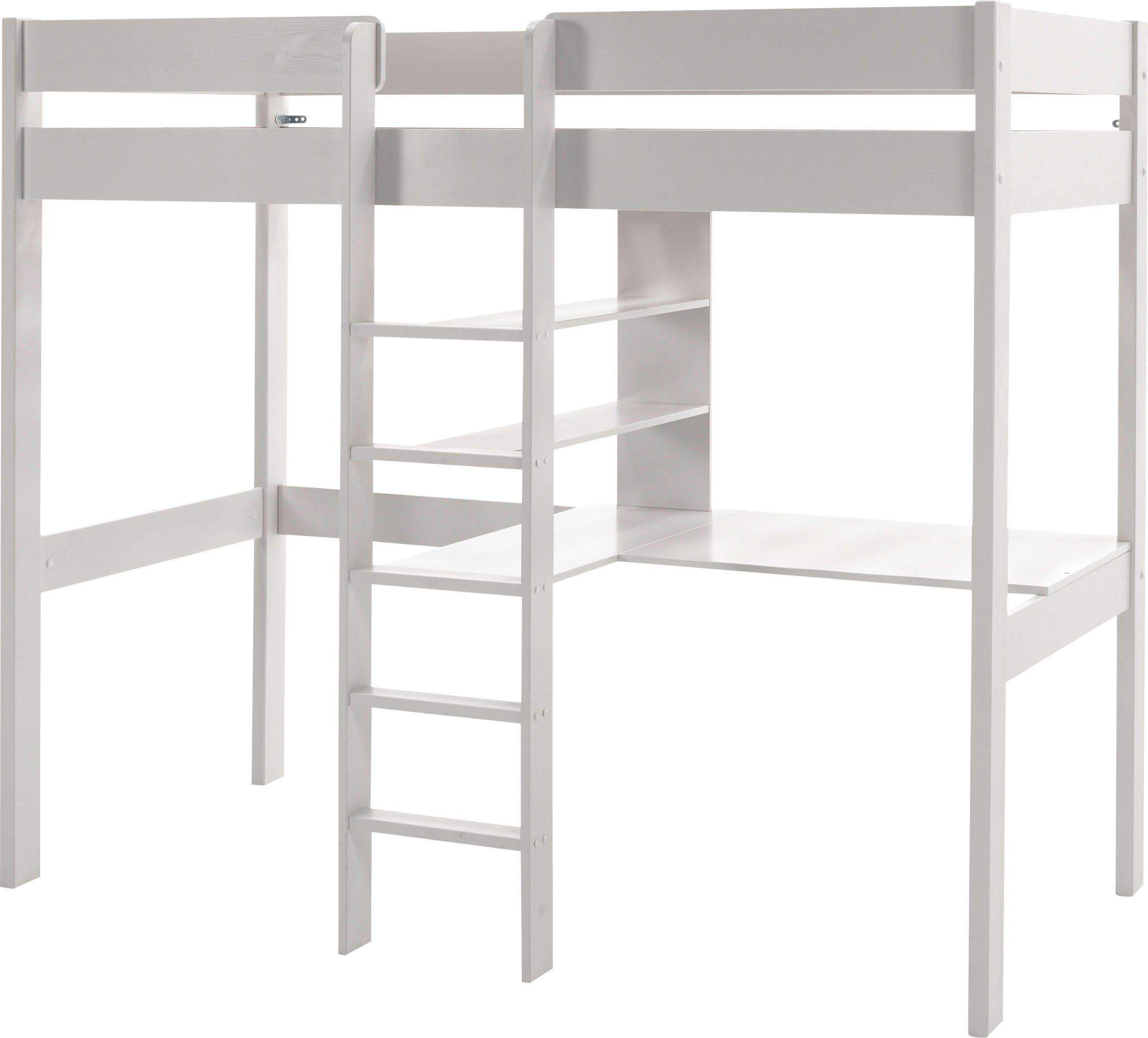 Vipack Hoogslaper PINO met schrijfblad en rek