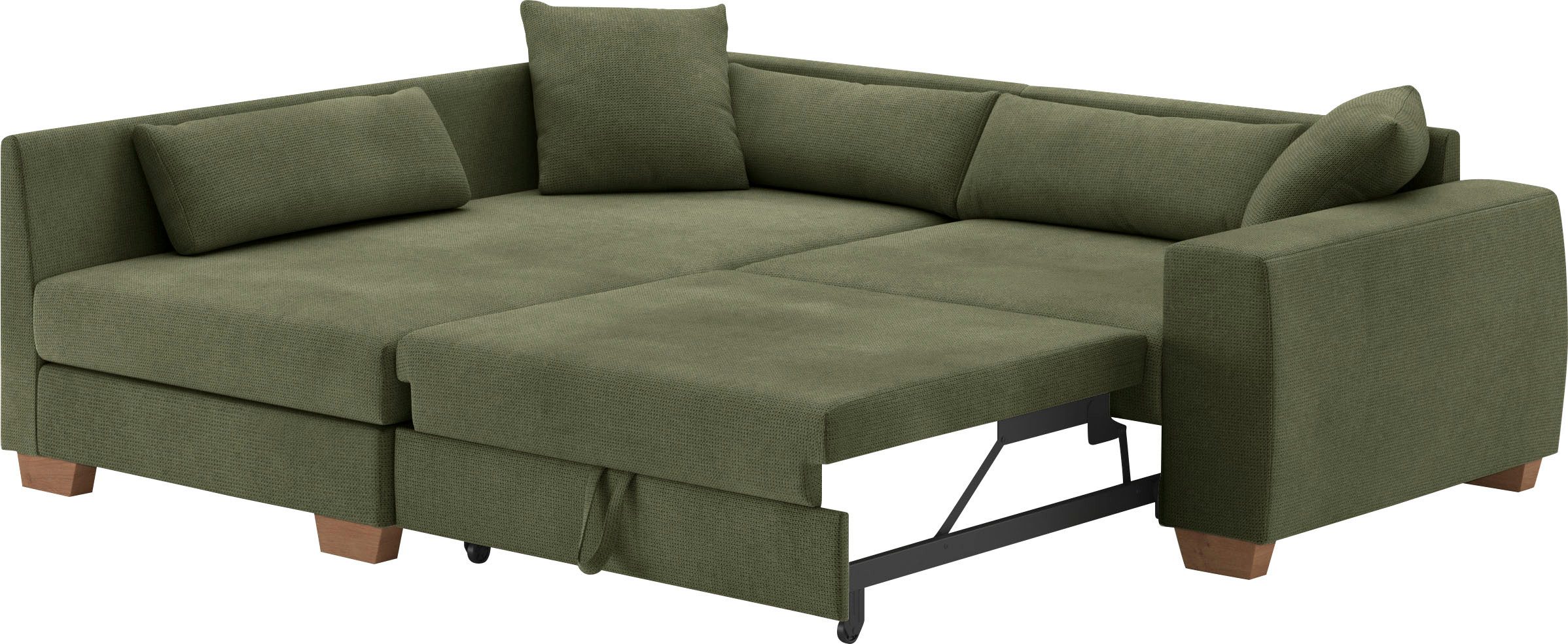 Mr. Couch Hoekbank Helena L-vorm Met pocketvering, optioneel met slaapfunctie en pocketvering