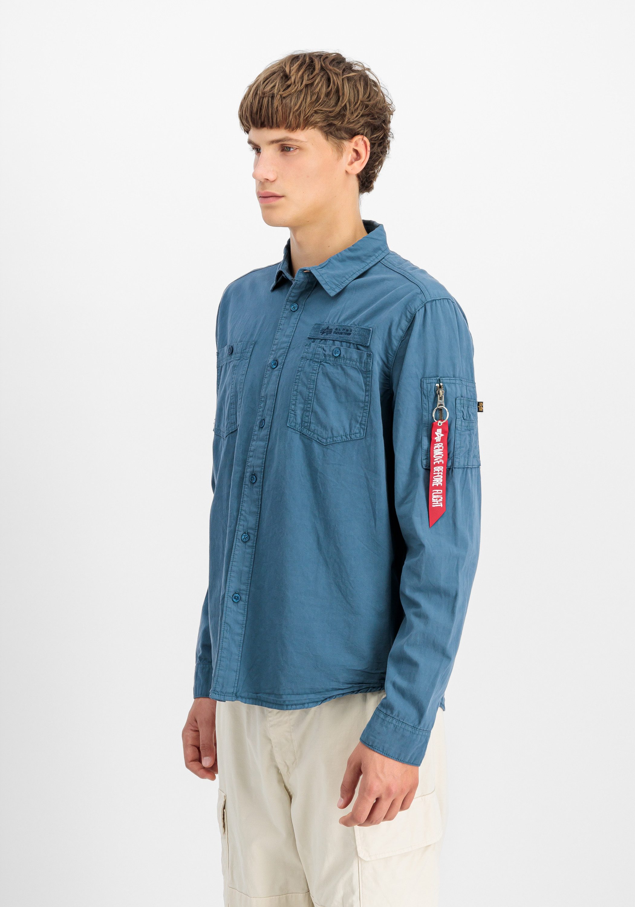 Alpha Industries Oversized shirt Alpha Industries Men - Shirts Air Force EMB Shirt