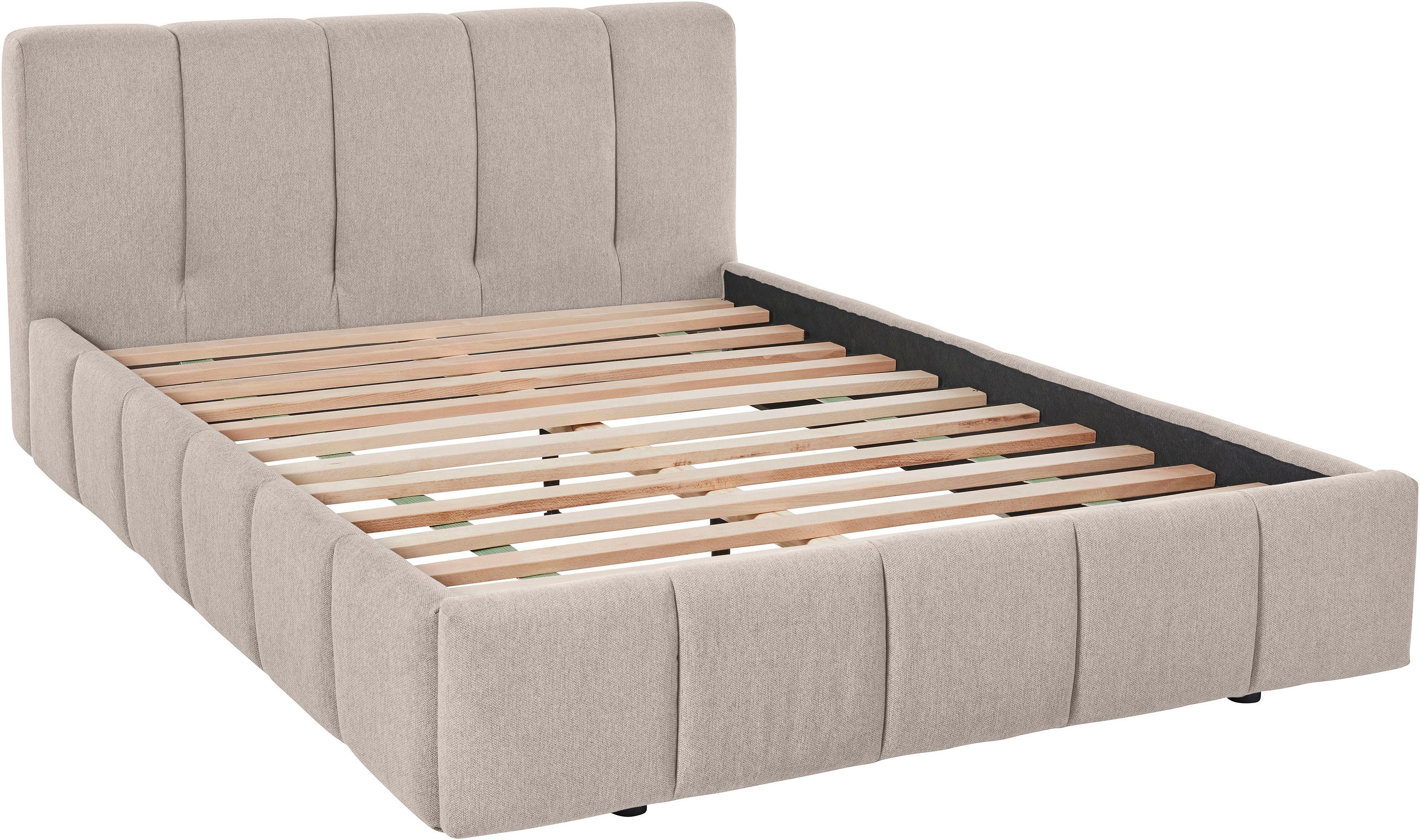 LeGer Home by Lena Gercke Gestoffeerd bed Maileen in 5 breedten en 3 kleuren, incl. rolbodem