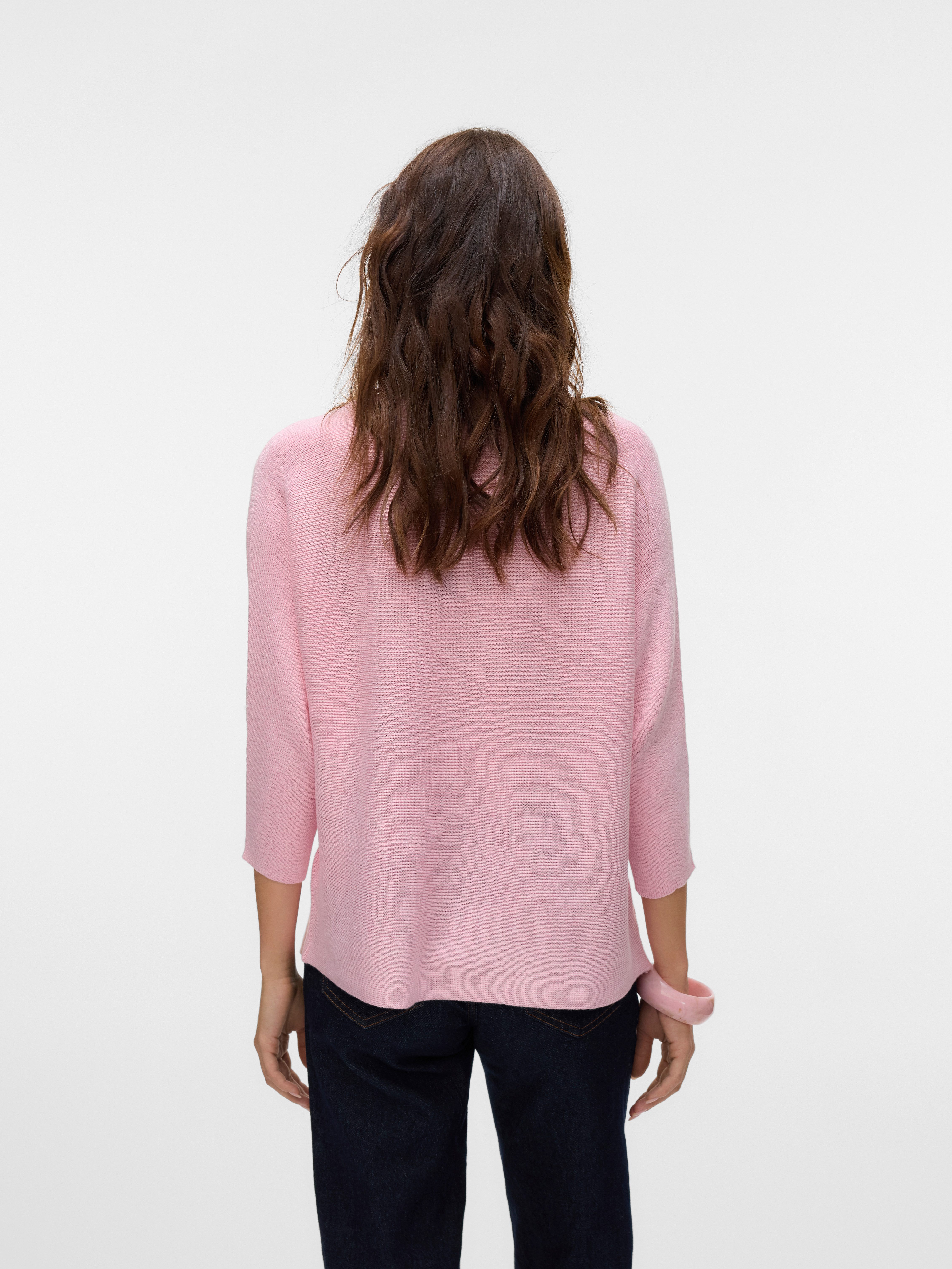 Vero Moda Trui met 3/4-mouwen VMNORA 3/4 BOATNECK BLOUSE NOOS