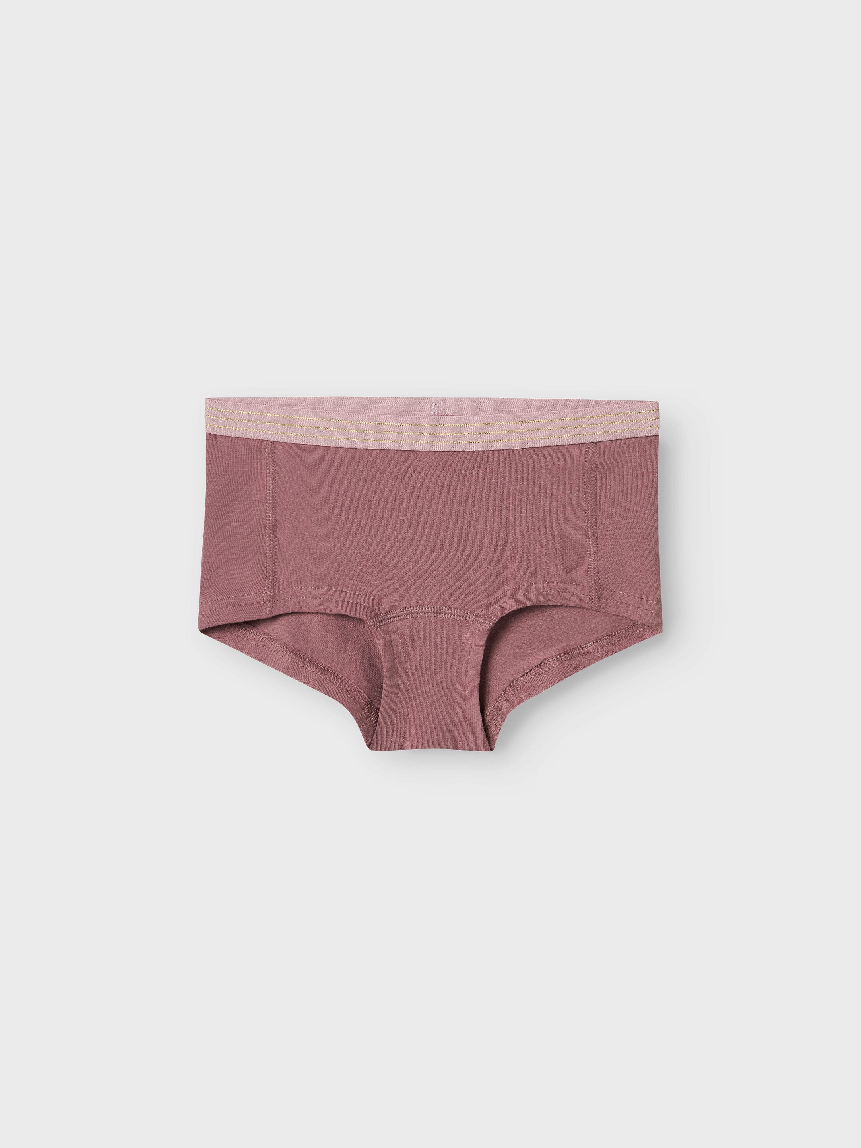 Name It Boxershort NKFHIPSTER 2P MAUVE FLOWER NOOS (set 2 stuks)
