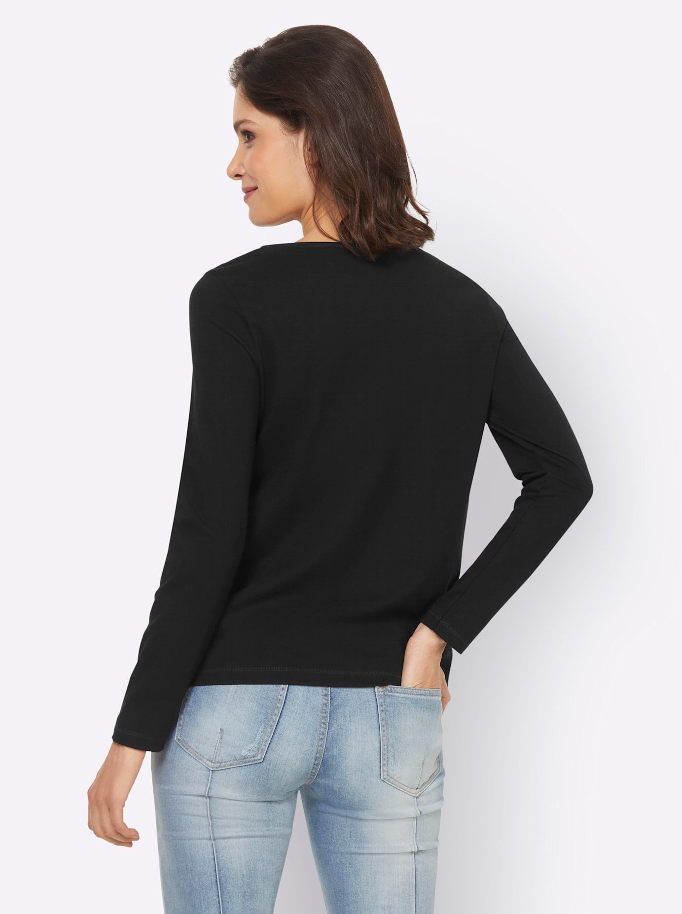 heine Shirt met ronde hals Shirt (1-delig)