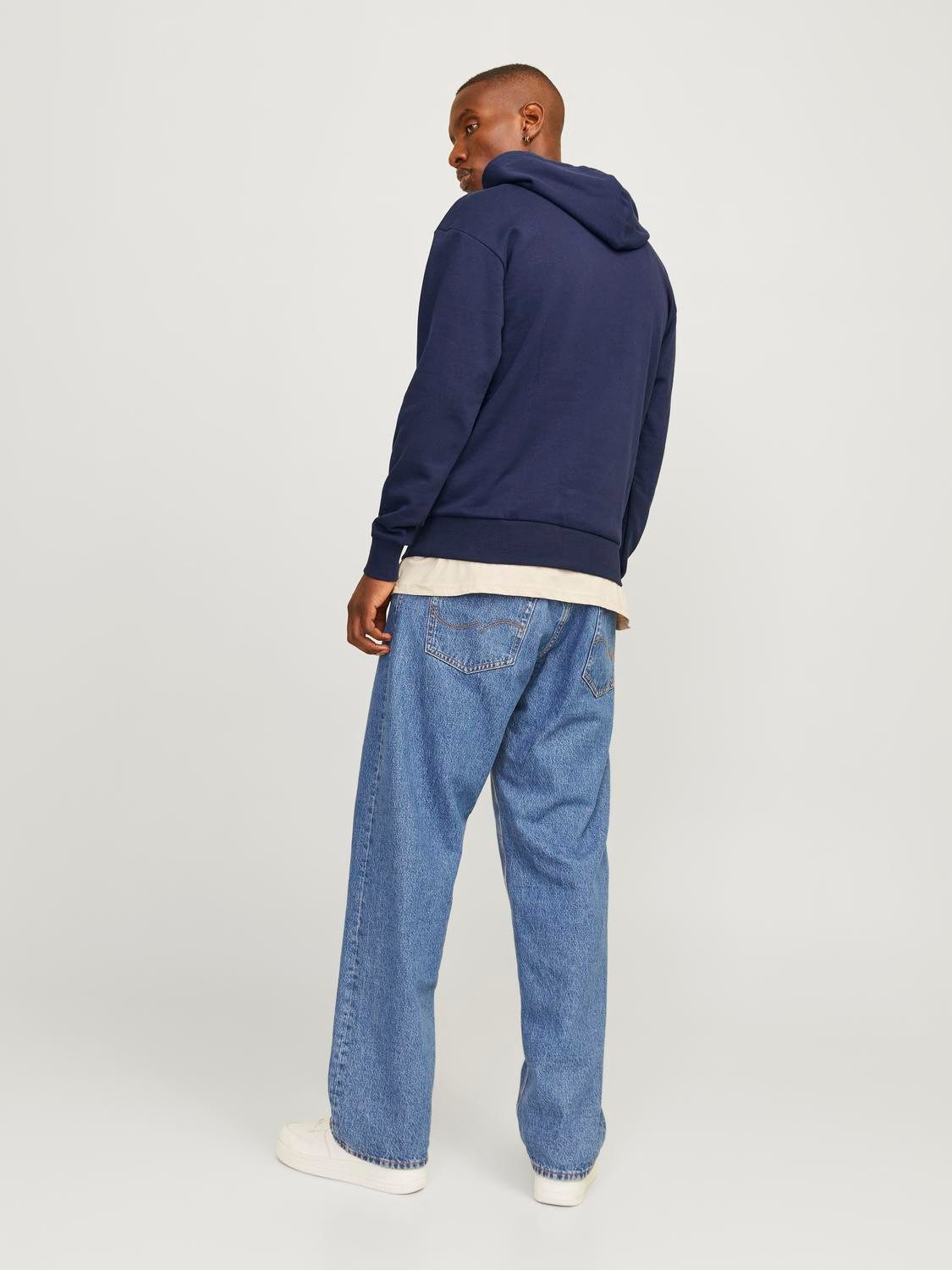 Jack & Jones Hoodie JJECALEB VARSITY SWEAT HOOD NOOS