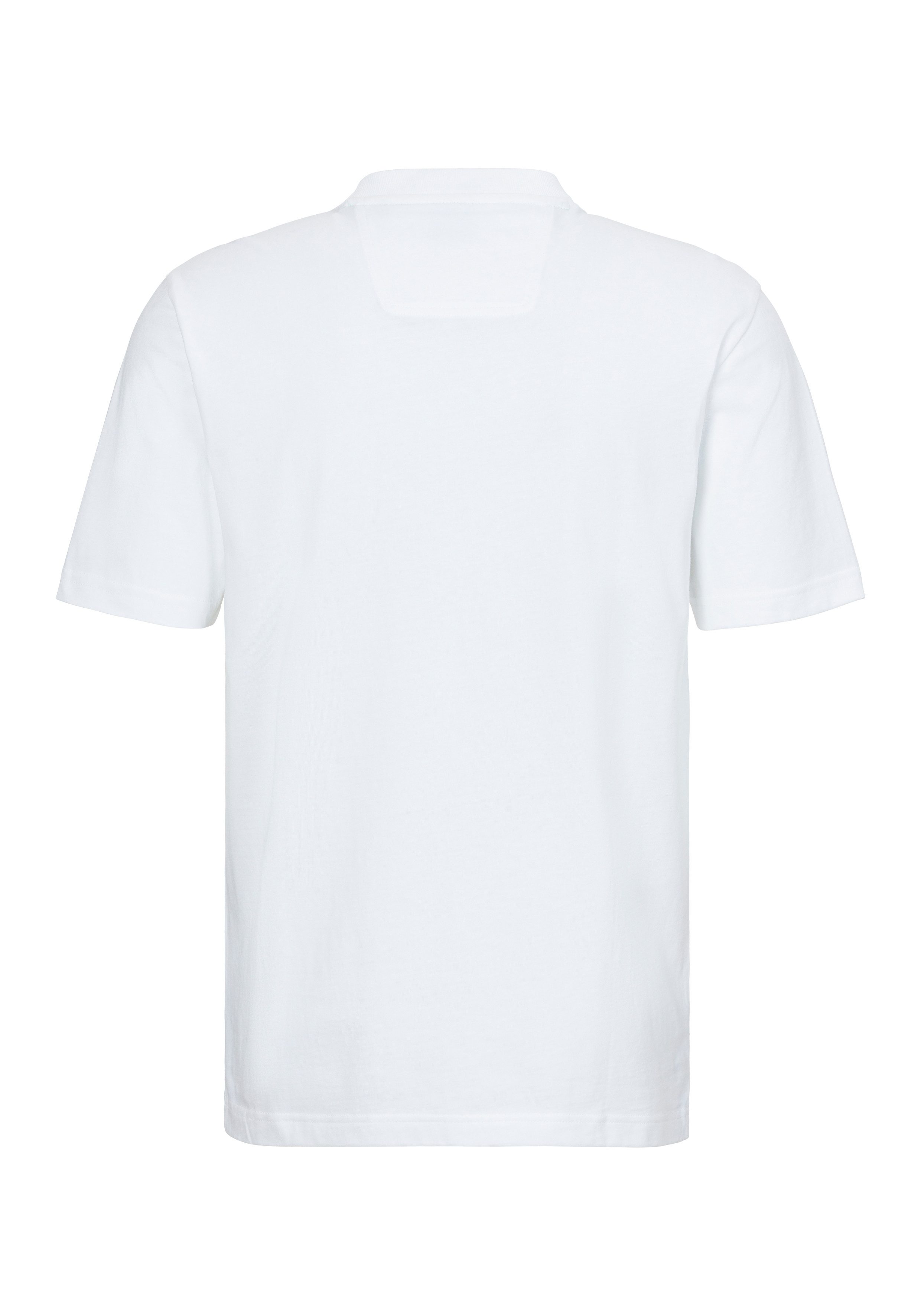 BOSS GREEN T-shirt Tee Logo Rib met grote print