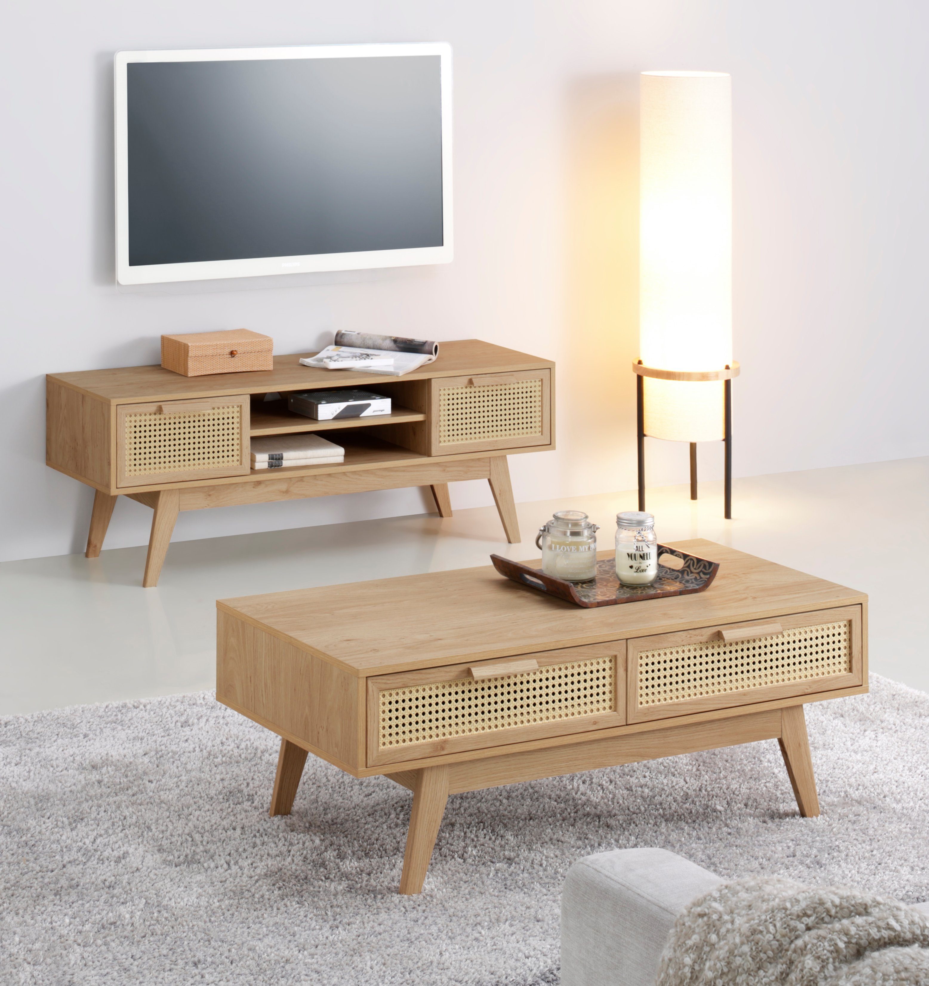 Home affaire Tv-meubel Bridget Commode breedte 128 cm, hoogte 47 cm