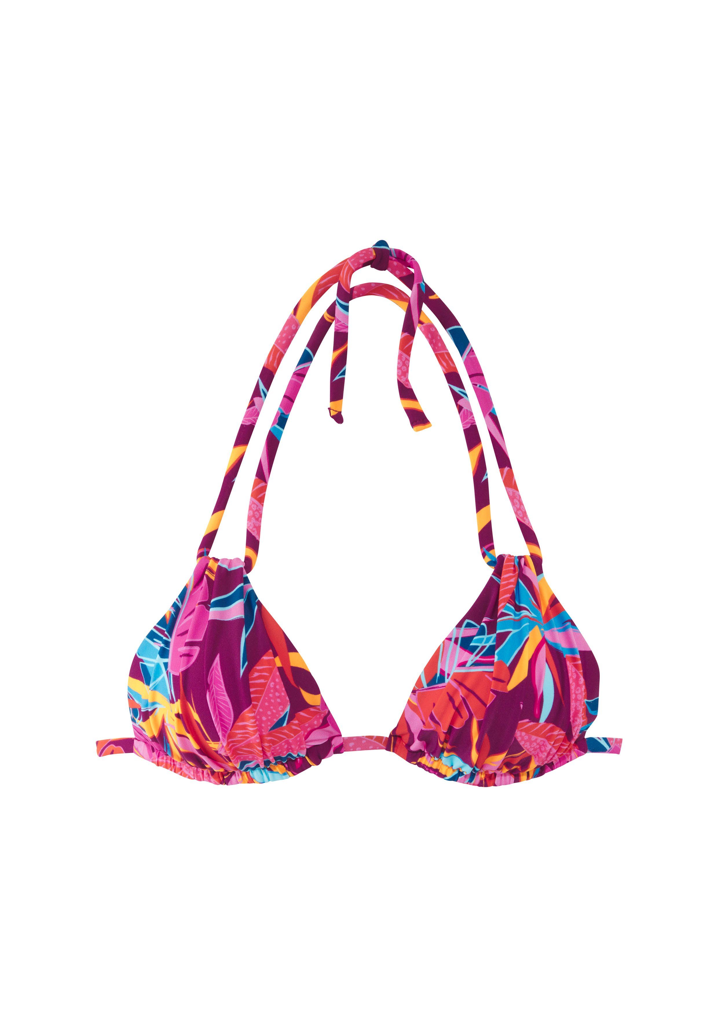 Buffalo Triangel-bikinitop Soleil met lichte wattering