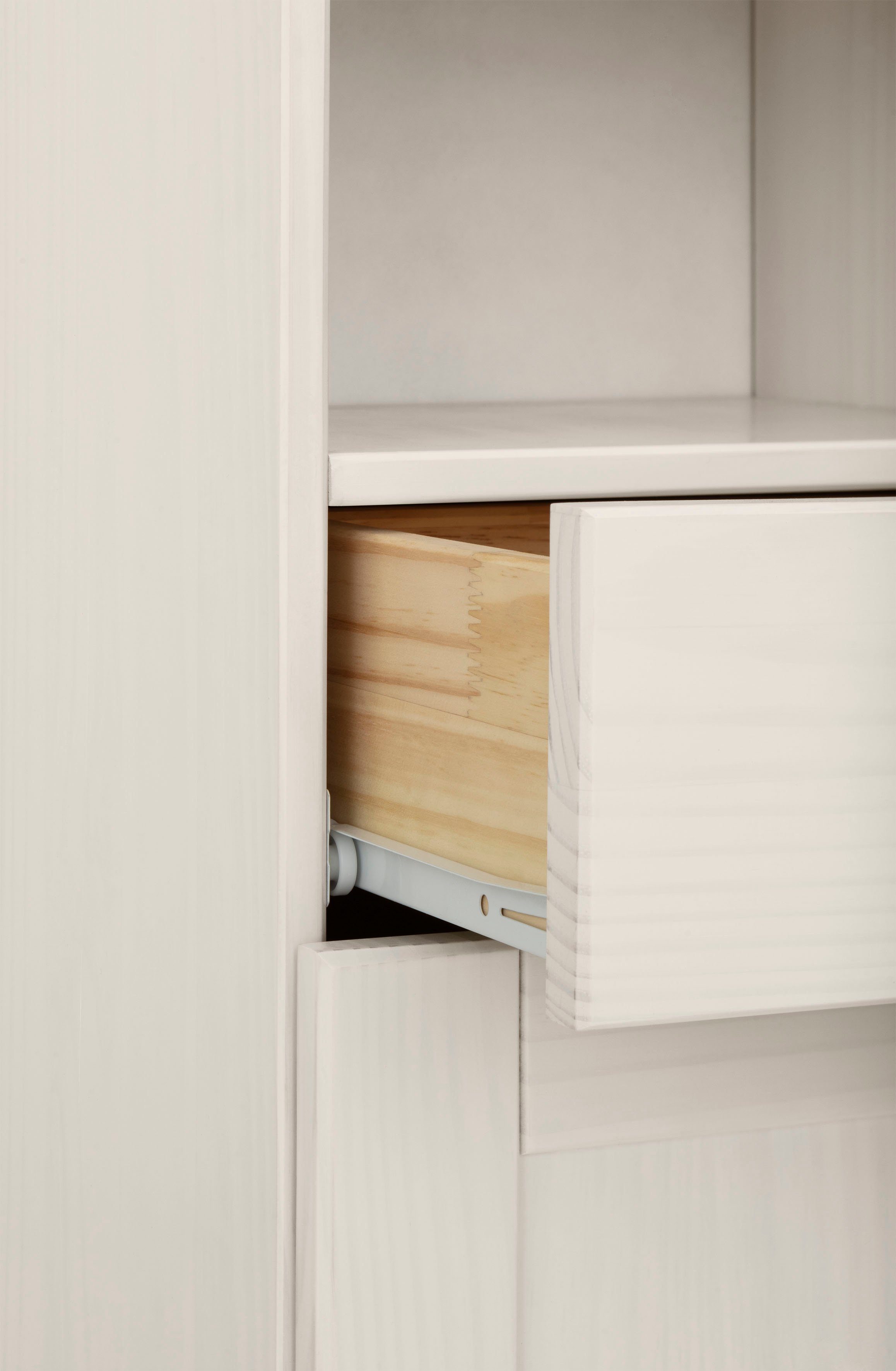 Home affaire Hoge kast Rodby Massief, FSC®-gecertificeerd hout, breedte 33 cm, hoogte 180 cm